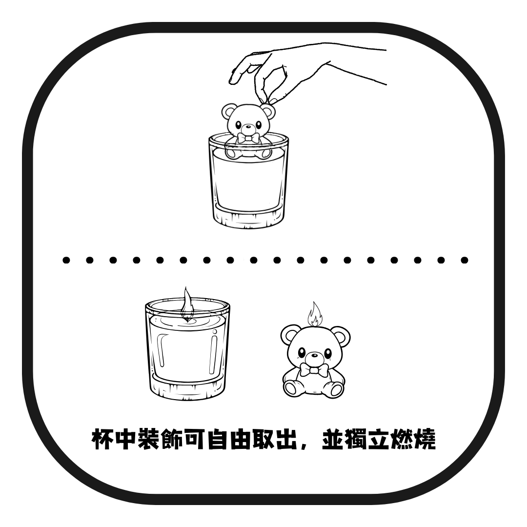 手工蠟燭✨甜蜜小貓蠟燭杯