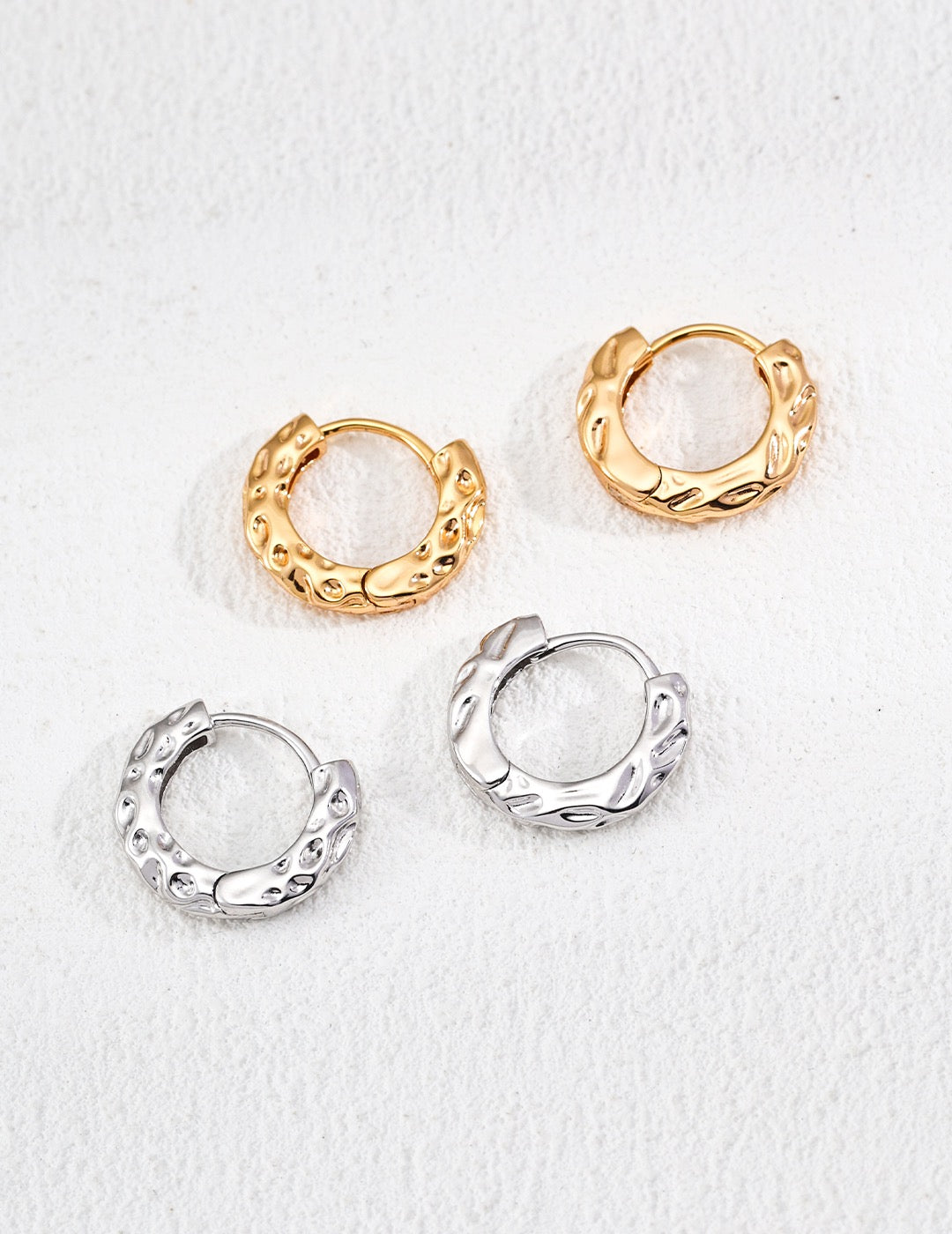 Designed Sterling Silver Earrings