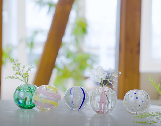 【日本手工玻璃】津輕玻璃花瓶