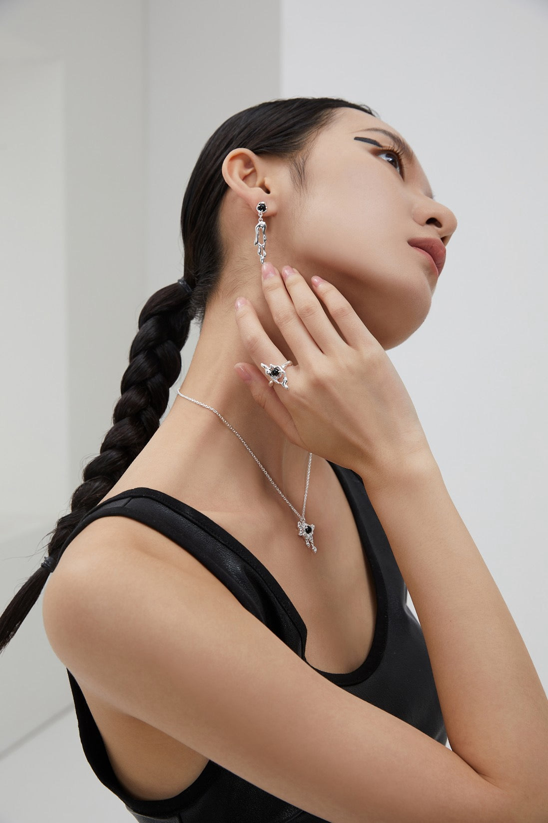 Twilight Essence Series - Silver Ring / Earrings / Necklace