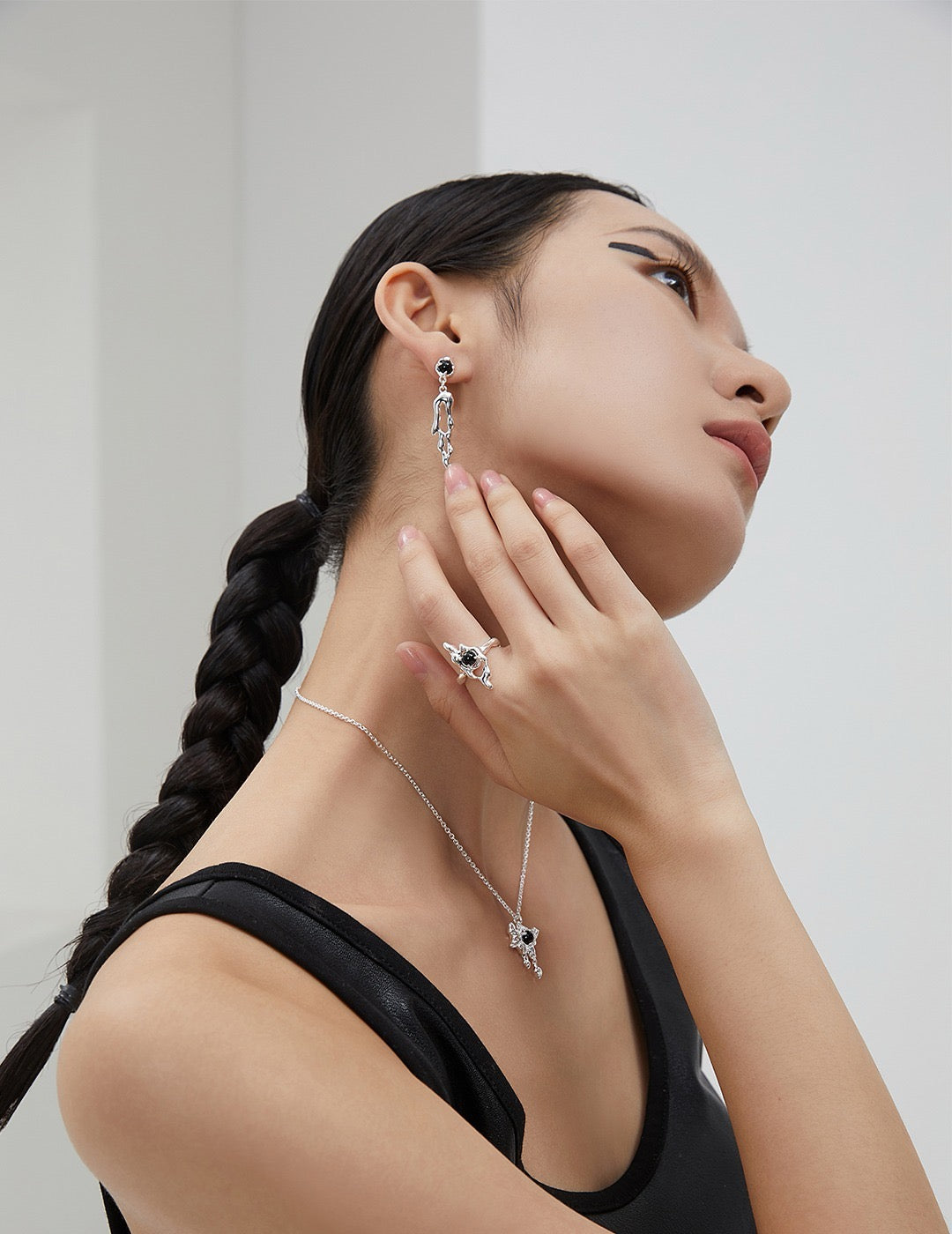 Twilight Essence Series - Silver Ring / Earrings / Necklace