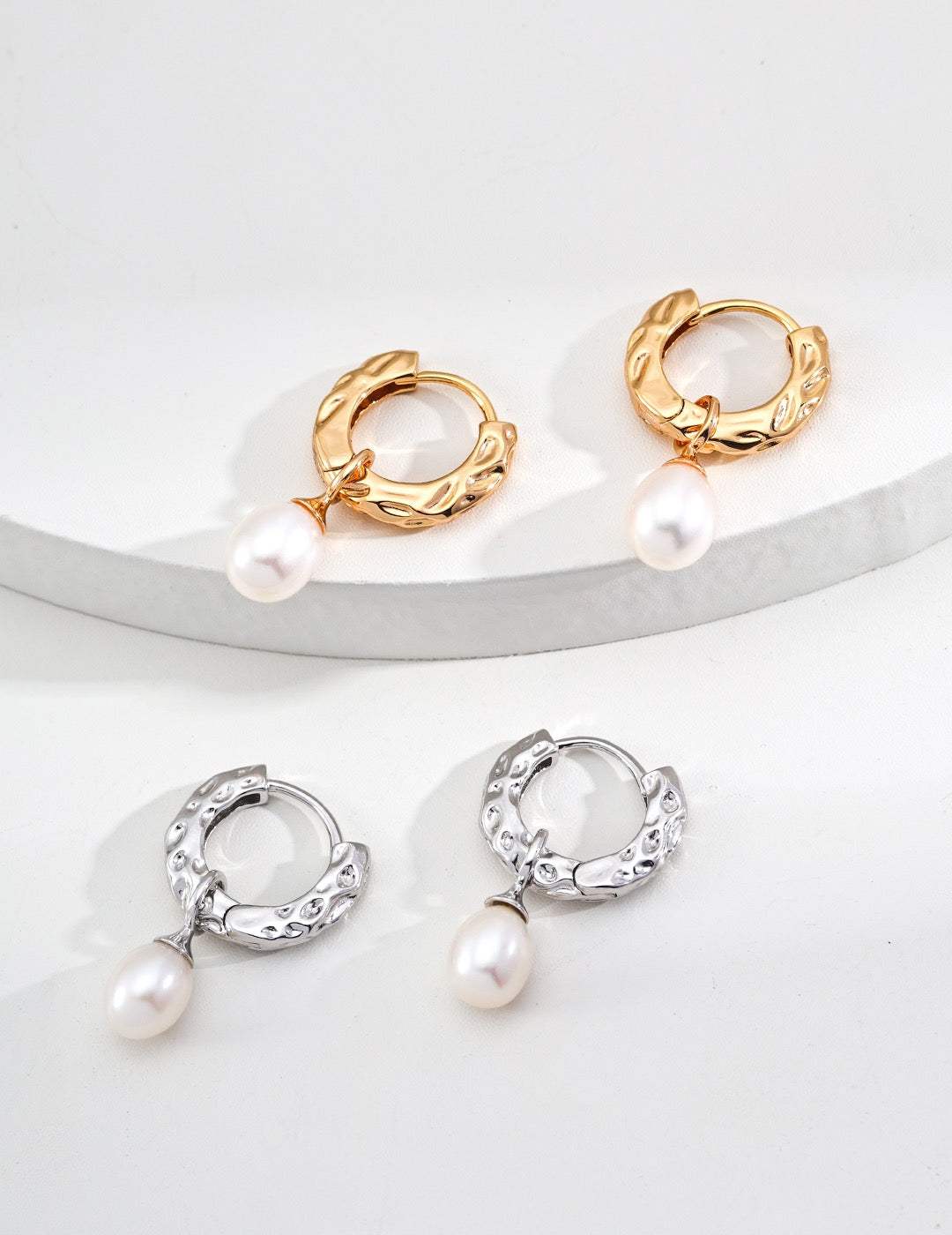 Designed Sterling Silver Earrings