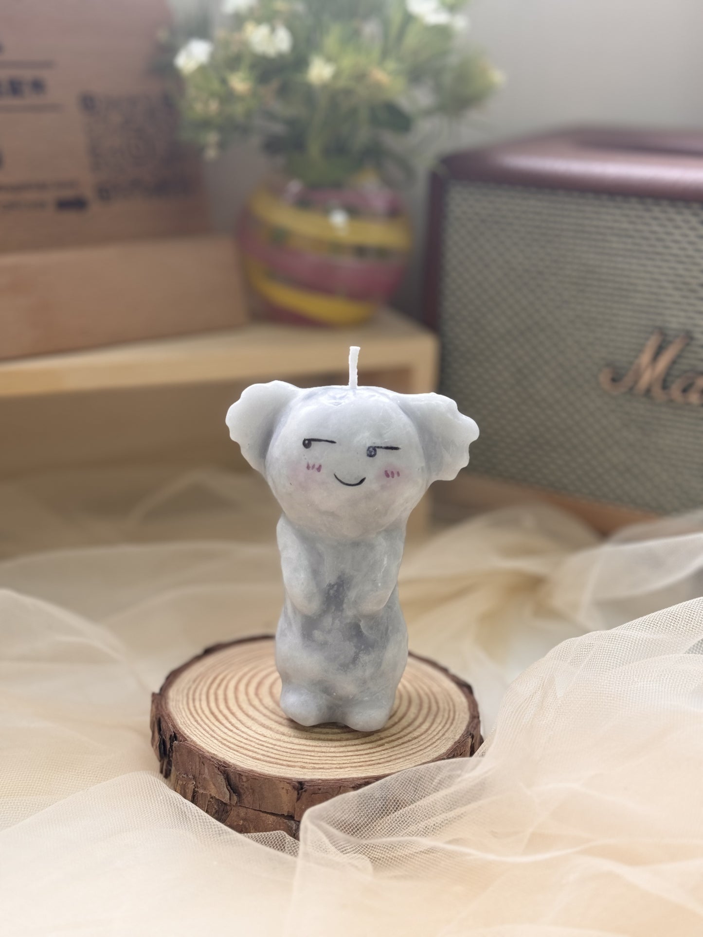 【Begleitan獨家】✨手作蠟燭✨大頭長動物系列~ 長巧拉 Goria