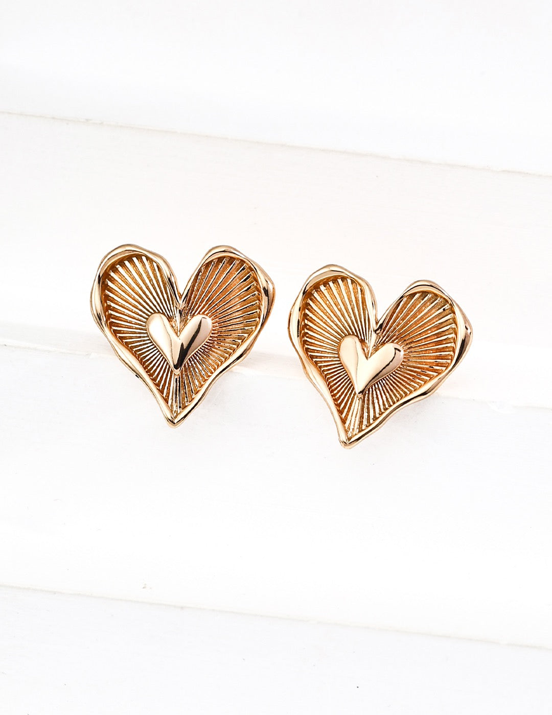Sterling Silver Eternal Heart Earring