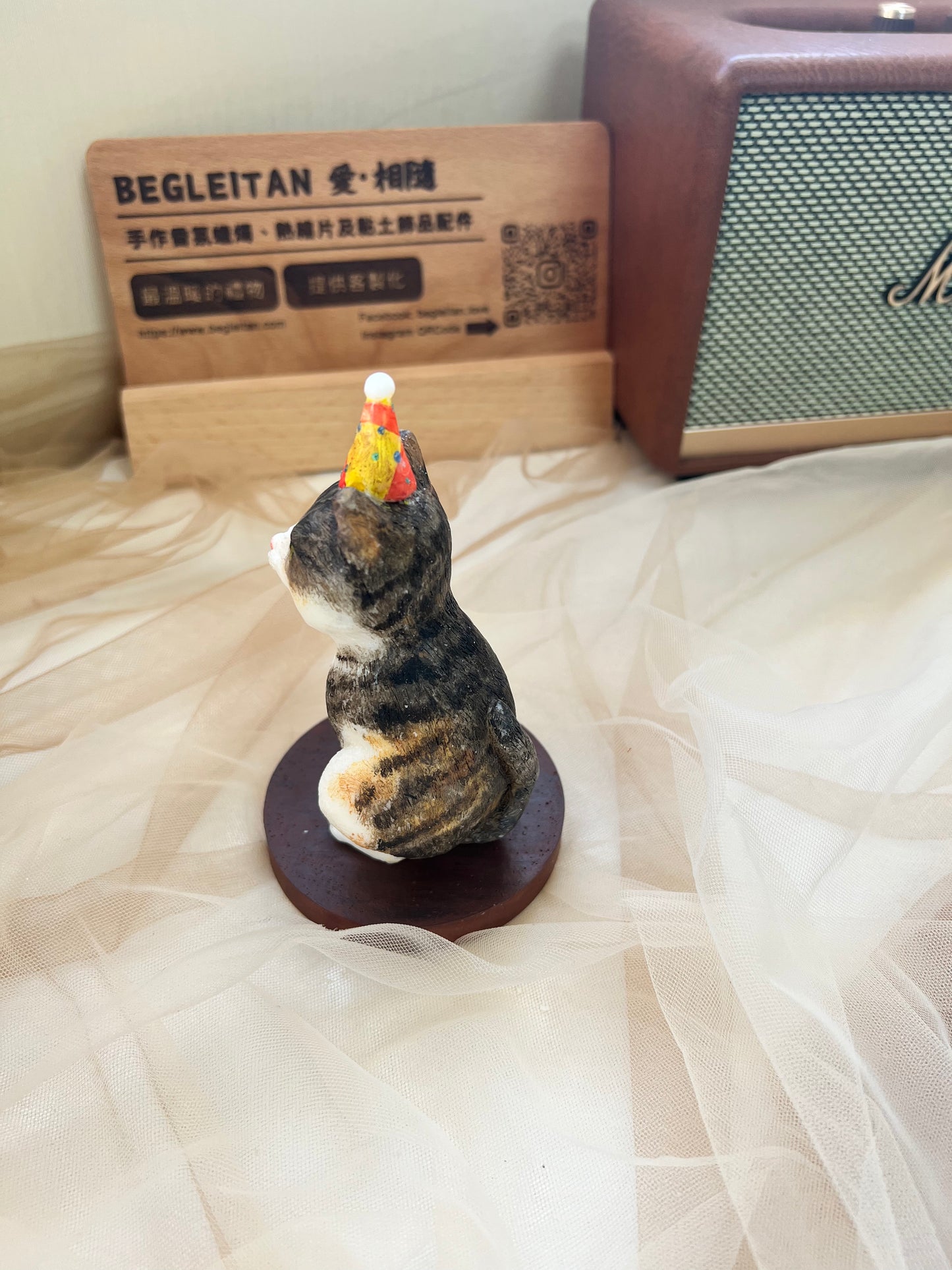 【Begleitan獨家】客製化動物蠟燭 - 貓
