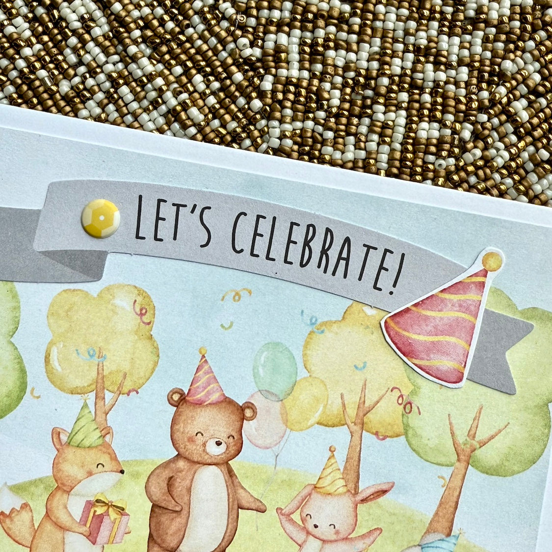 【手作心意卡】動物系列生日卡 - Let's celebrate