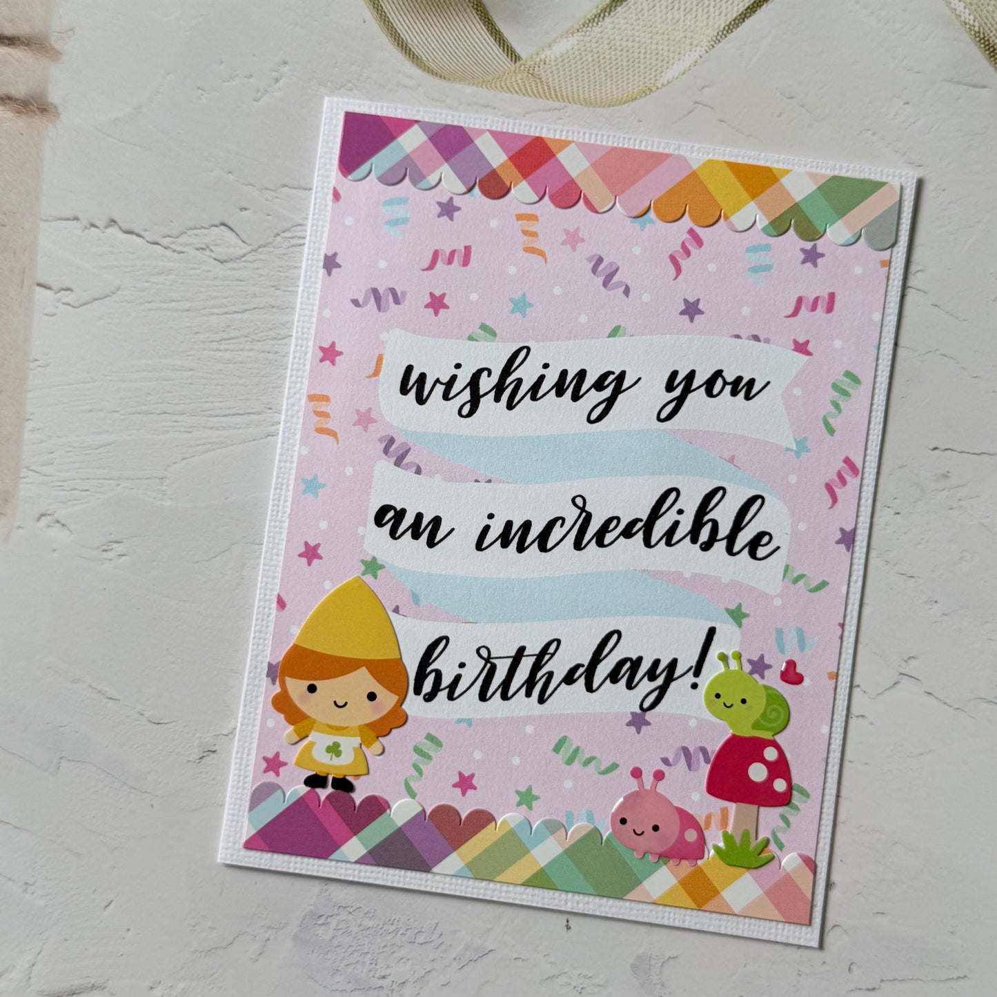 【手作心意卡】生日許願系列生日卡 - Wishing you an incredible birthday