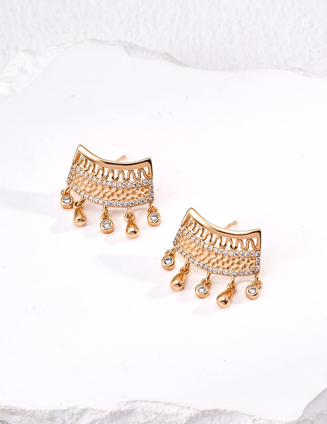 Design Sirconia Sterling Silver Earrings