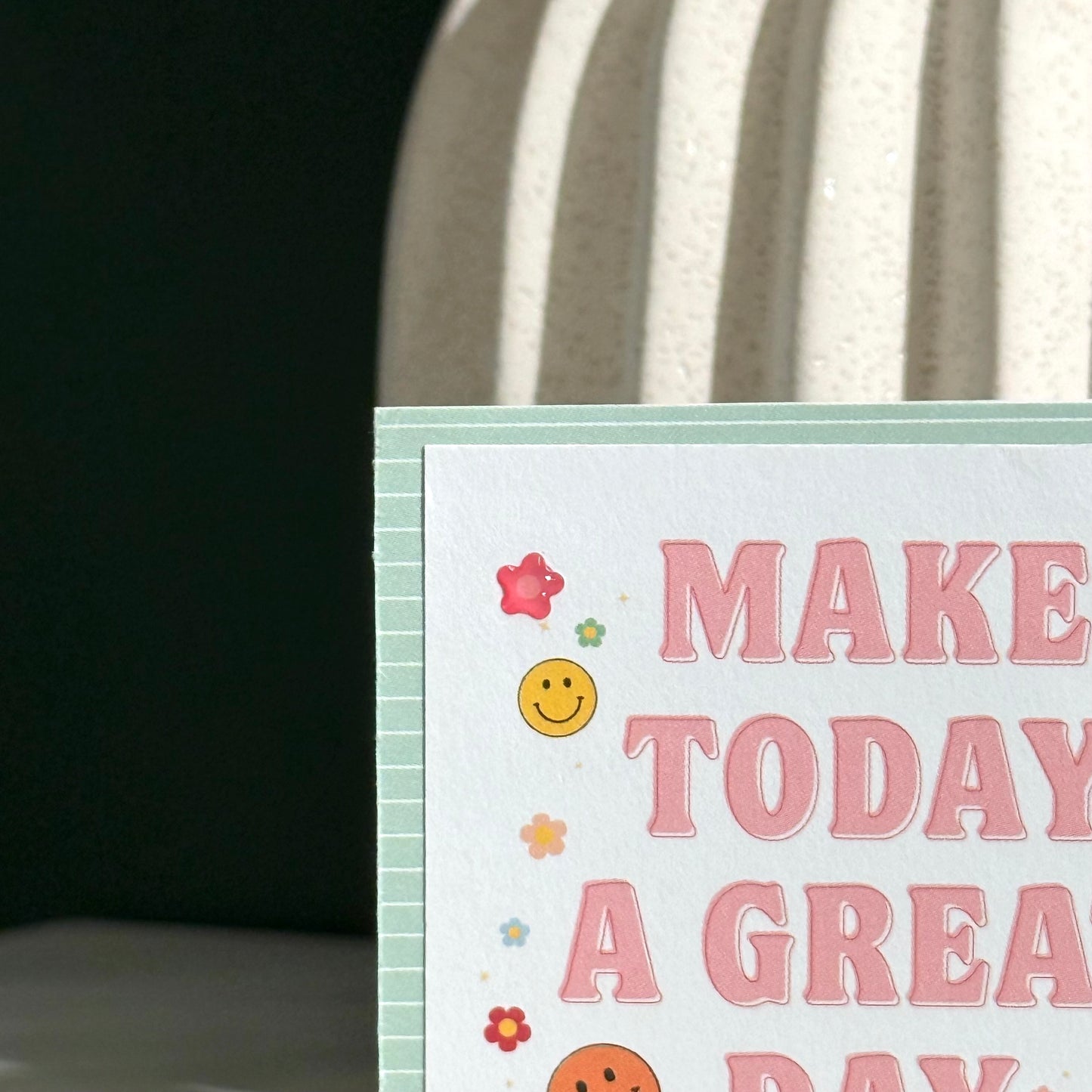 【手作心意卡】美好小日子系列迷你萬用卡 - Make today a great day