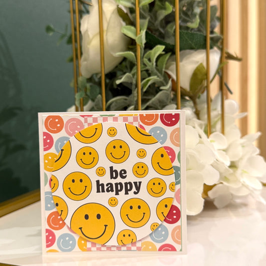 【手作心意卡】美好小日子系列迷你萬用卡 - Be happy