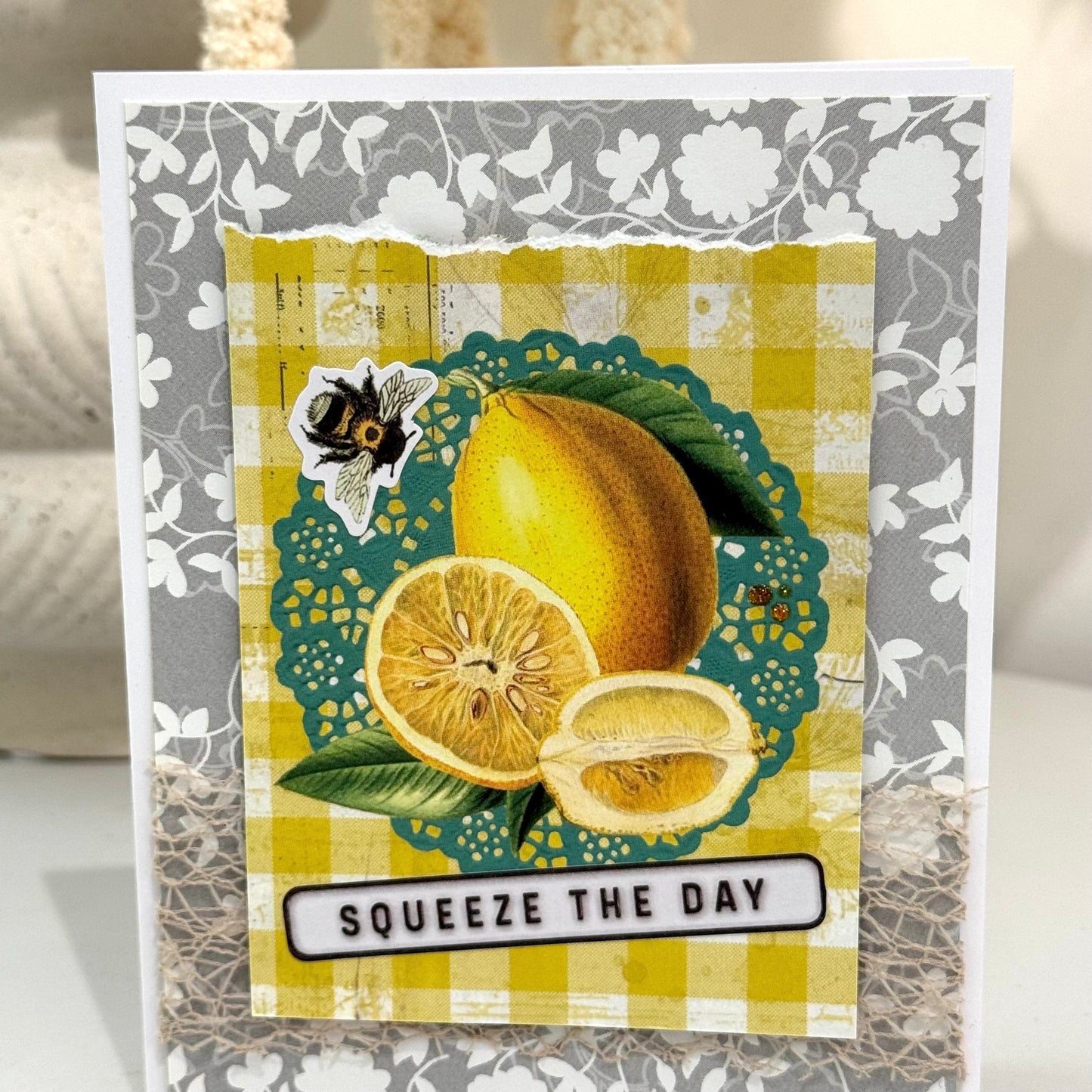 【手作心意卡】珍惜當下系列萬用卡 - Squeeze the day