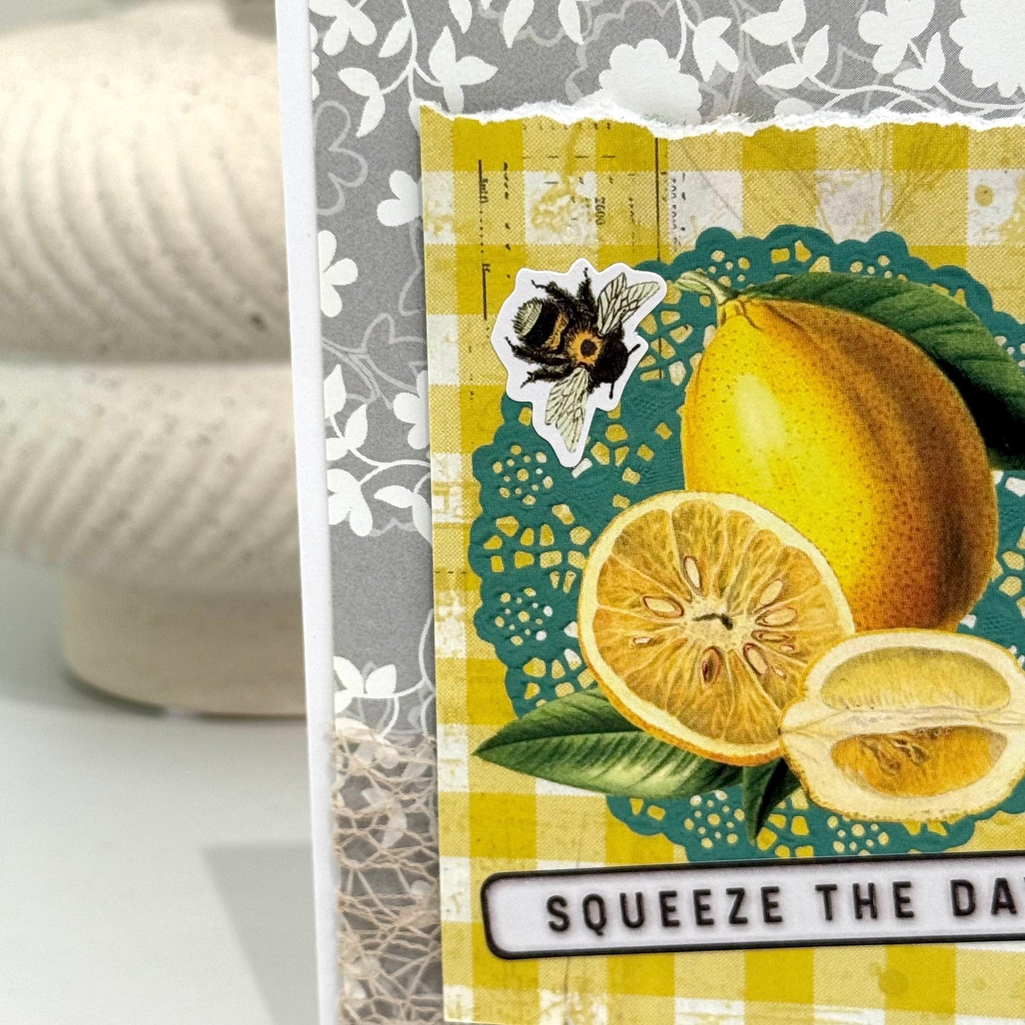 【手作心意卡】珍惜當下系列萬用卡 - Squeeze the day