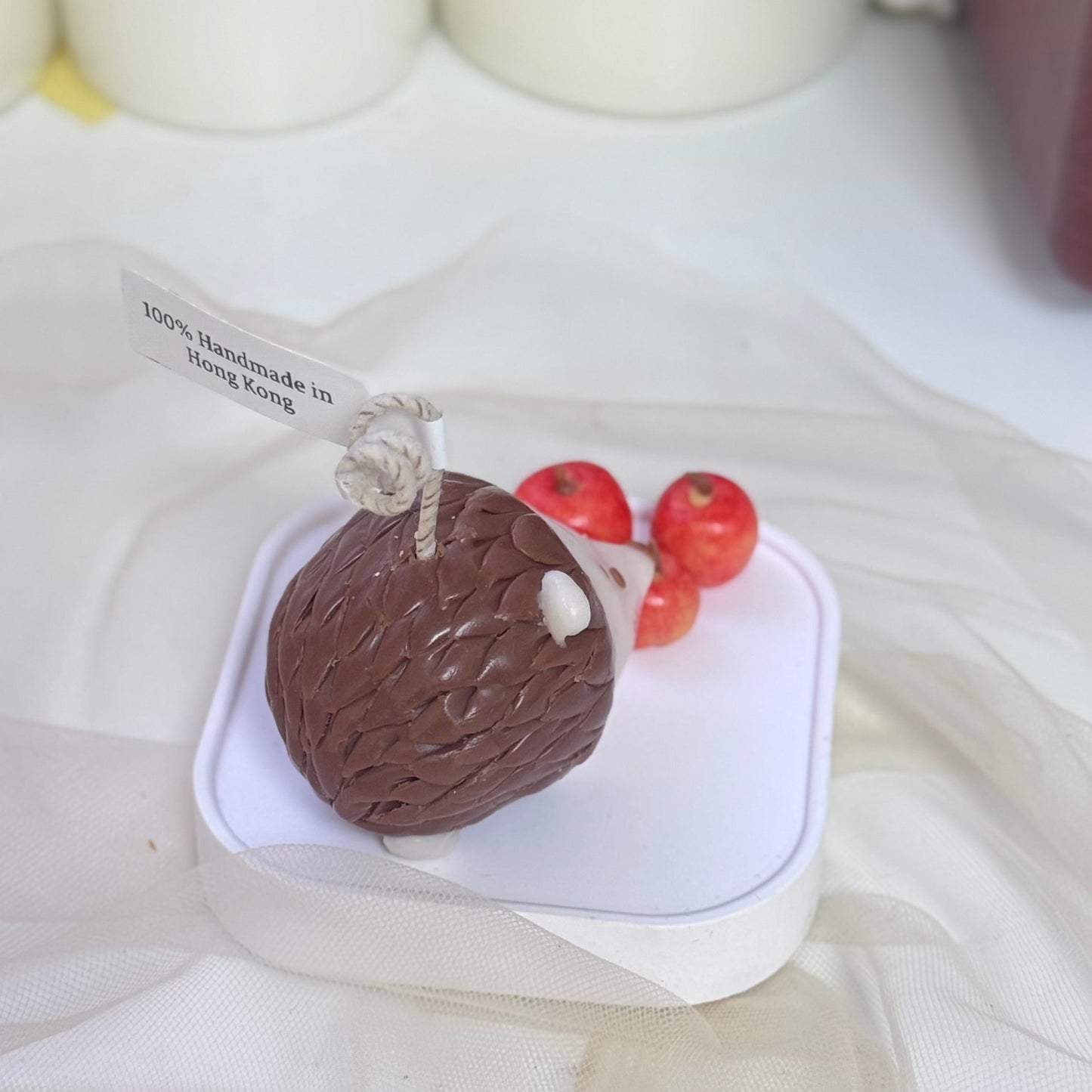 Handmade candles ✨ Adorable Hedgehog Candle