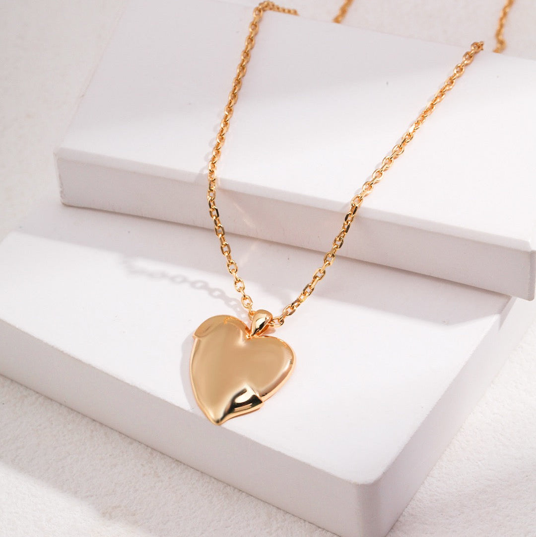 Heart Sharped Sterling Silver Ring