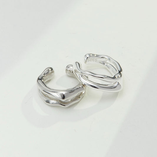 Lava Series - S925 Silver Ear Clip