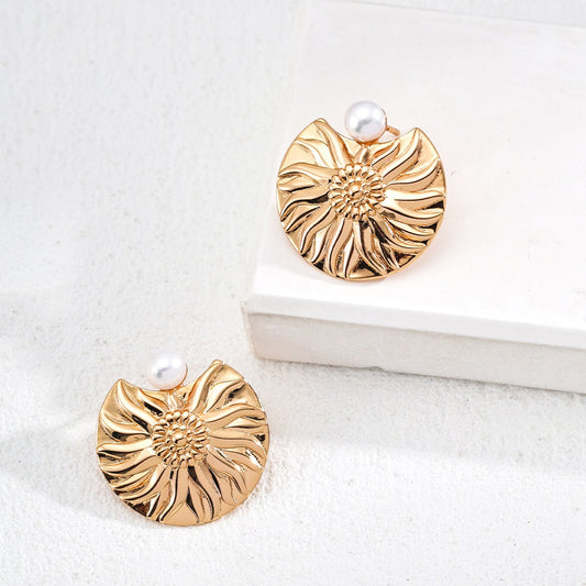 S925 Silver Natural Pearl Earrings