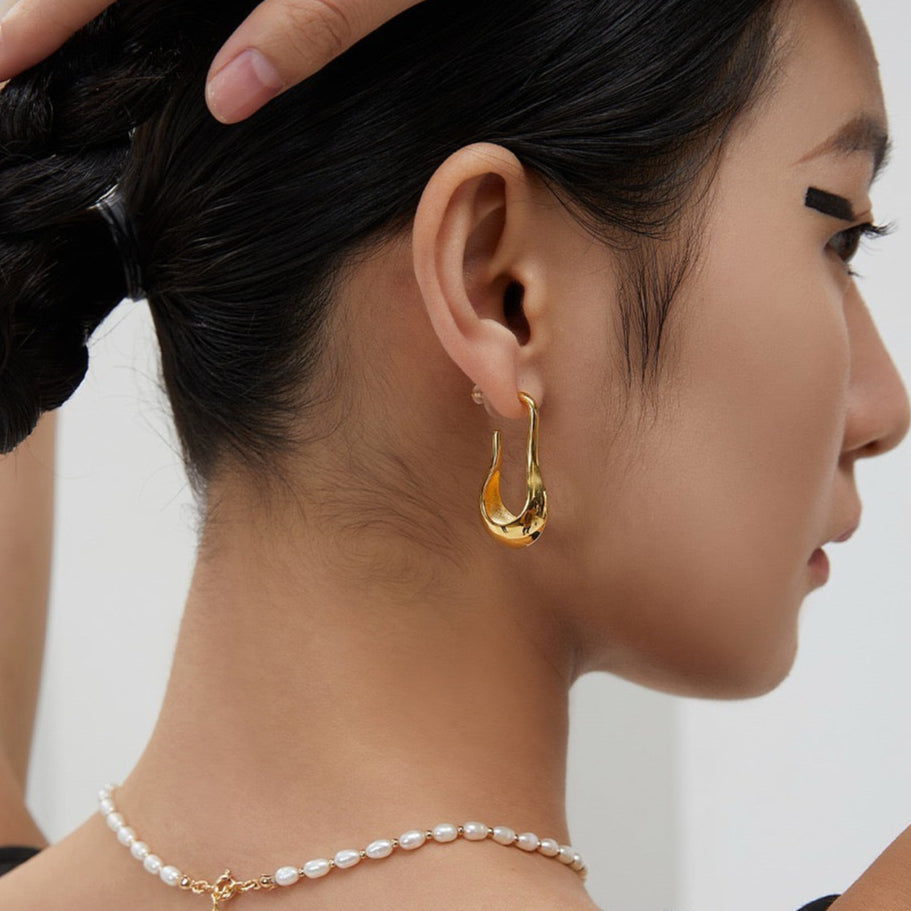 Stylish Sterling Silver Earrings