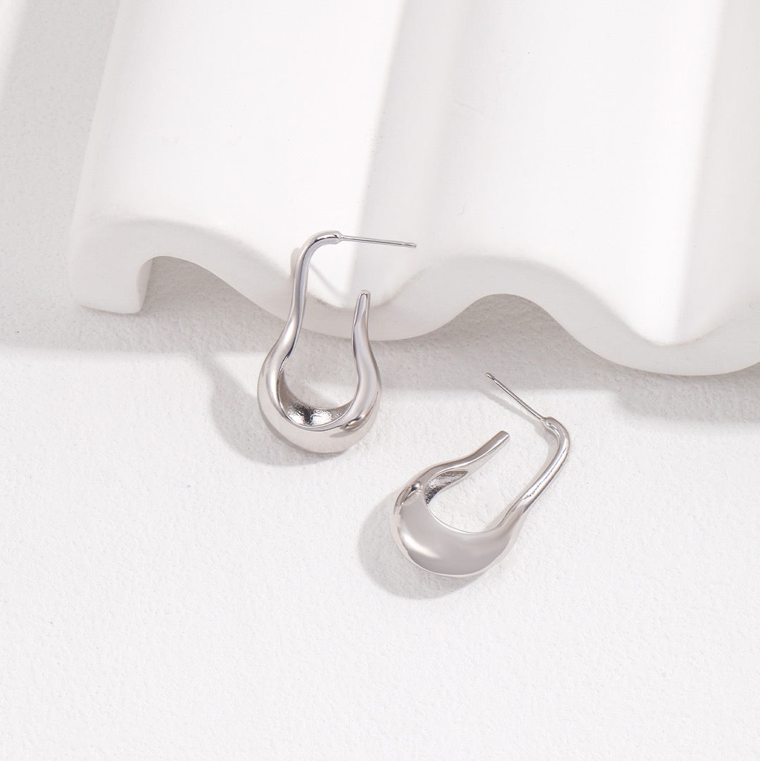 Stylish Sterling Silver Earrings