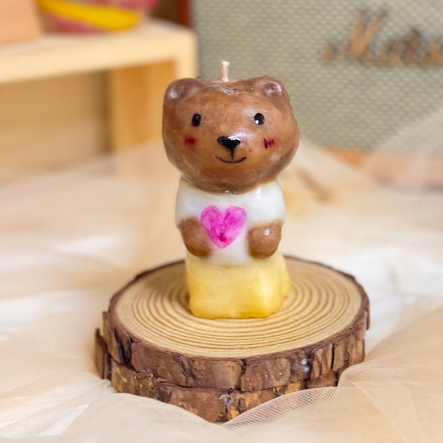 【Begleitan獨家】✨手作蠟燭✨小熊妹妹 Olivia