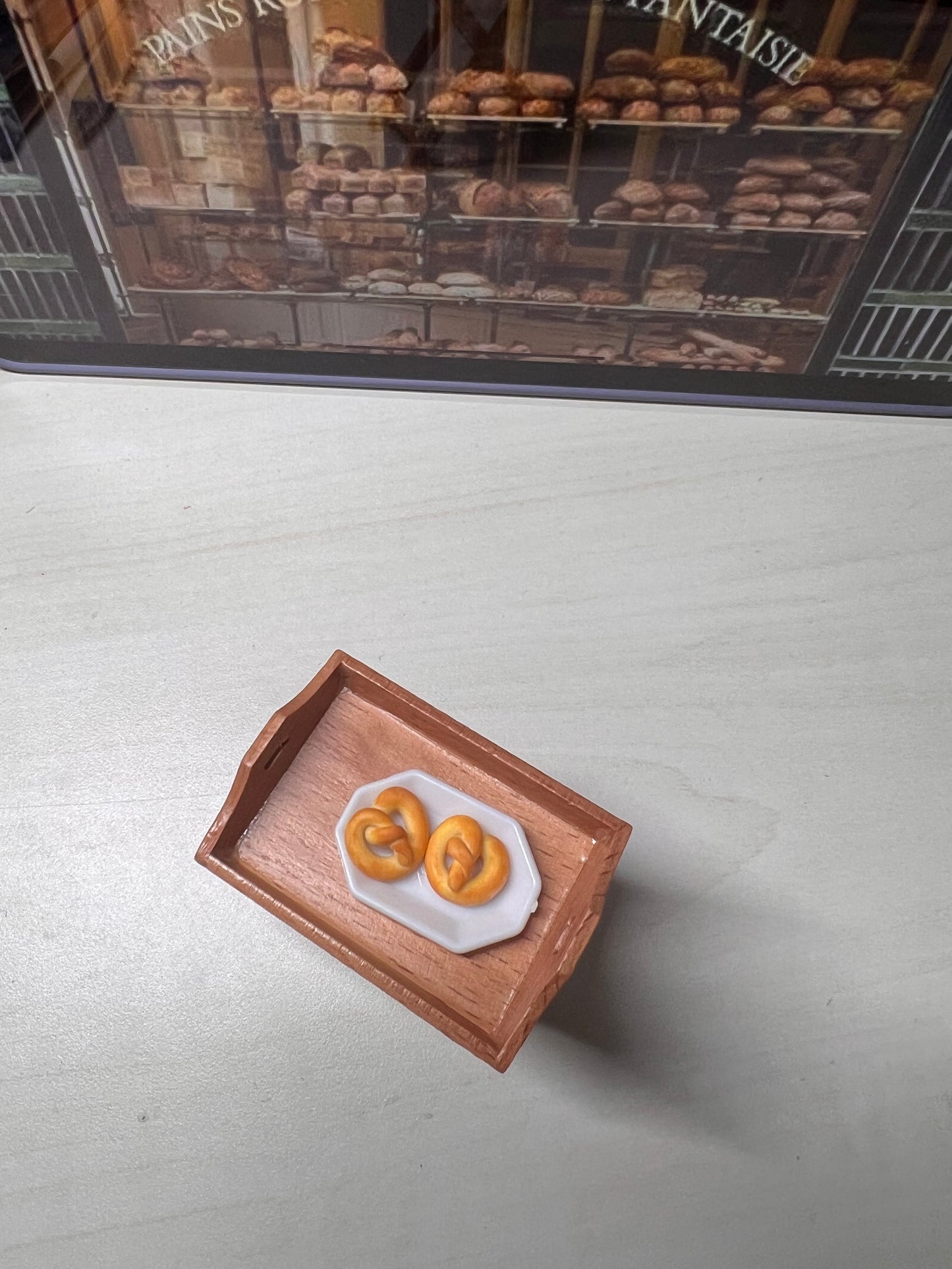Swirl Bread Earring