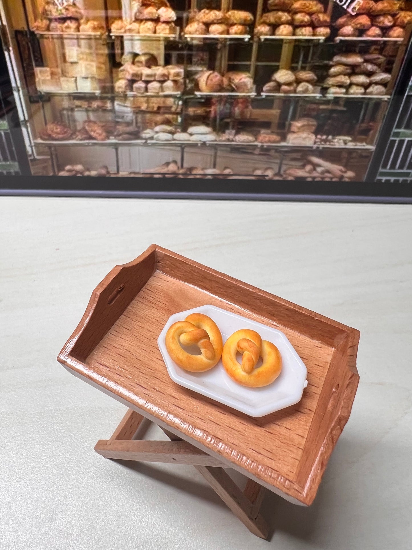 Swirl Bread Earring