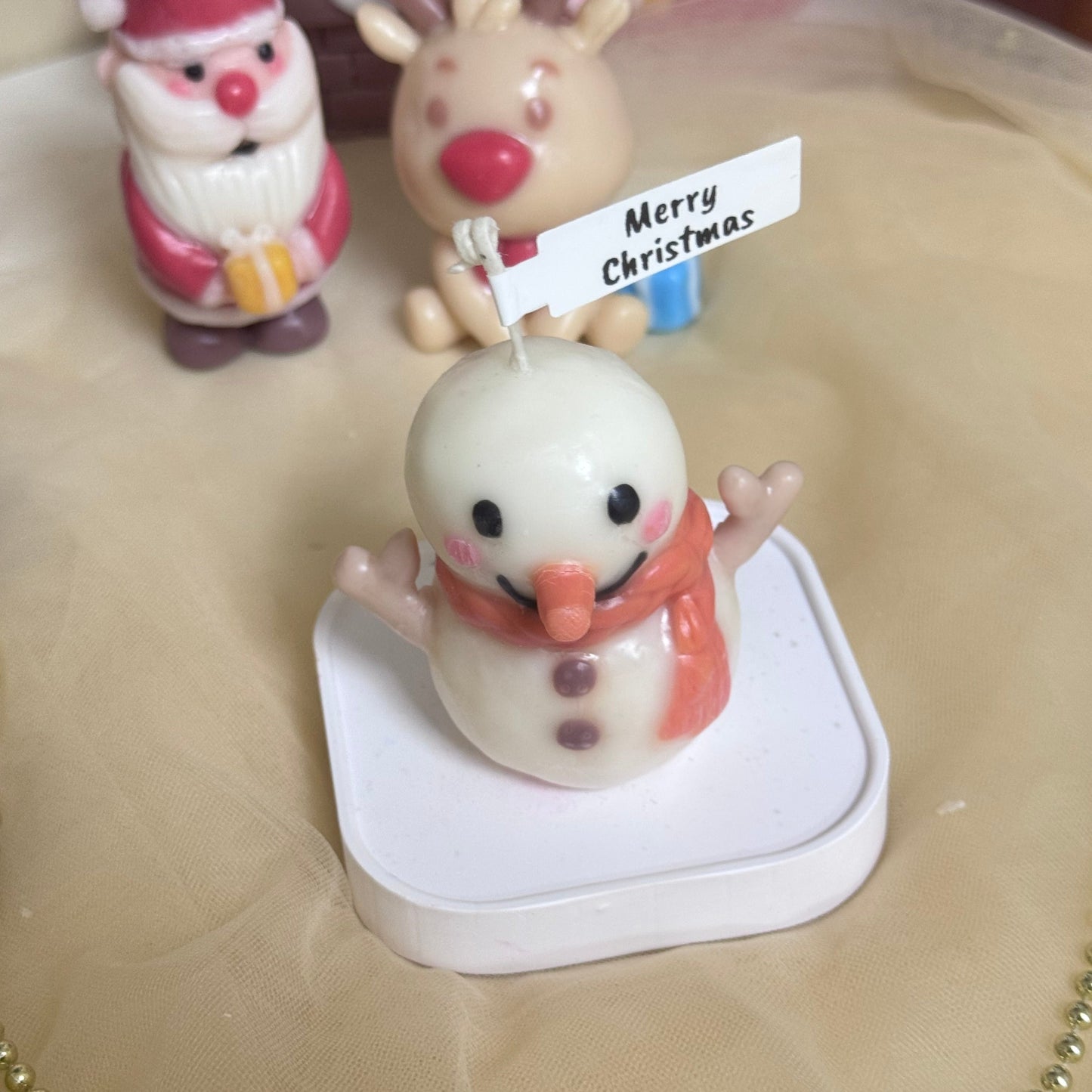 手工蠟燭✨聖誕精靈系列