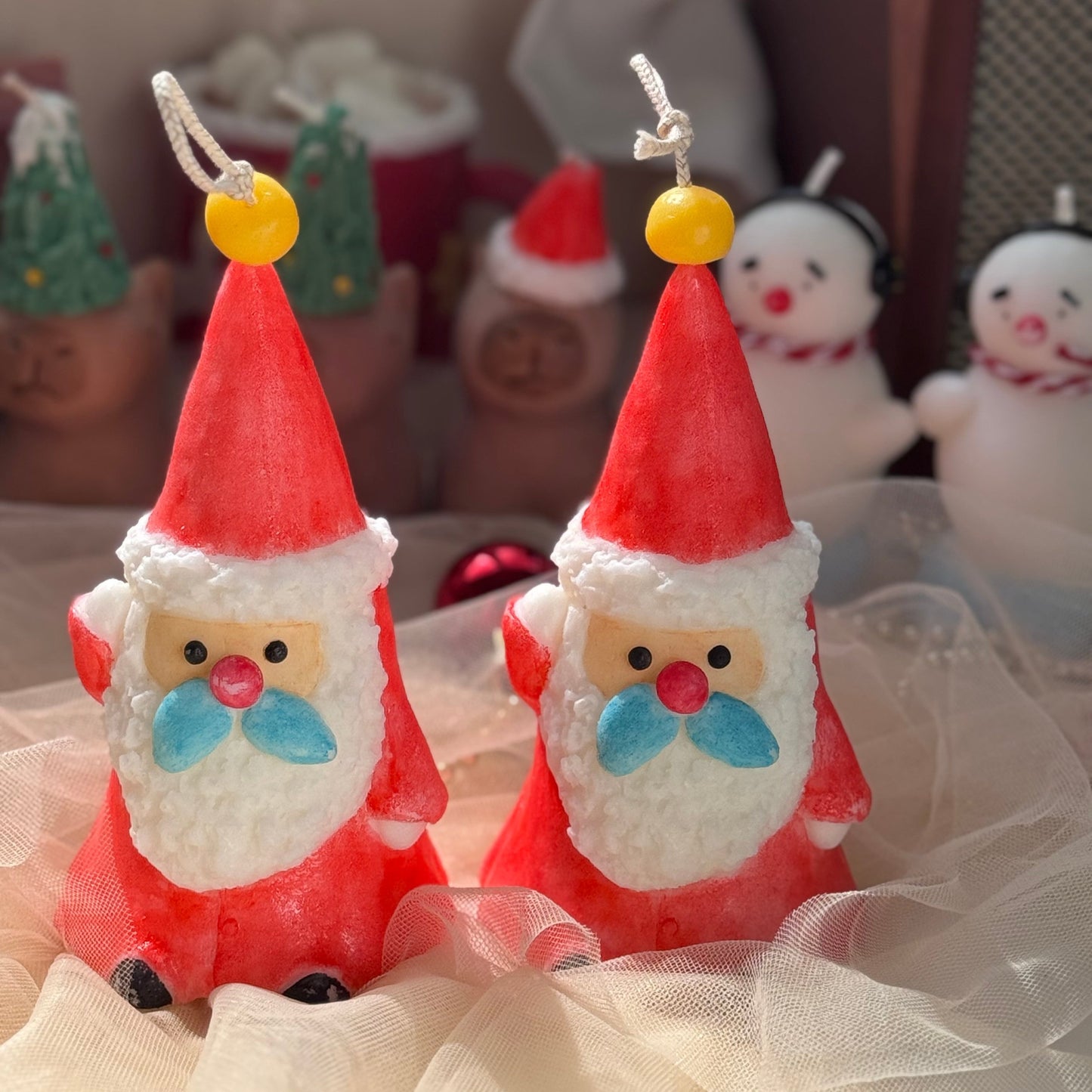 Handmade candles✨ Jolly Santa Candle
