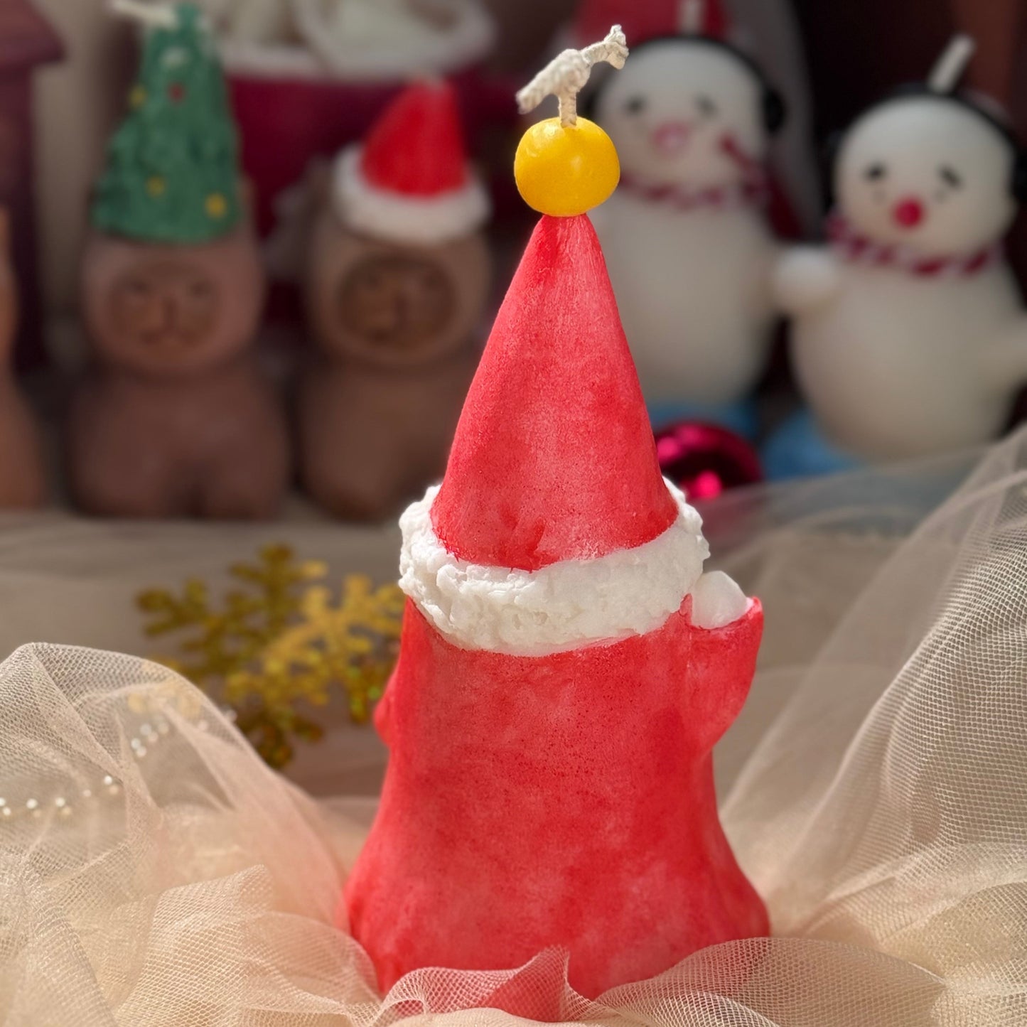 Handmade candles✨ Jolly Santa Candle
