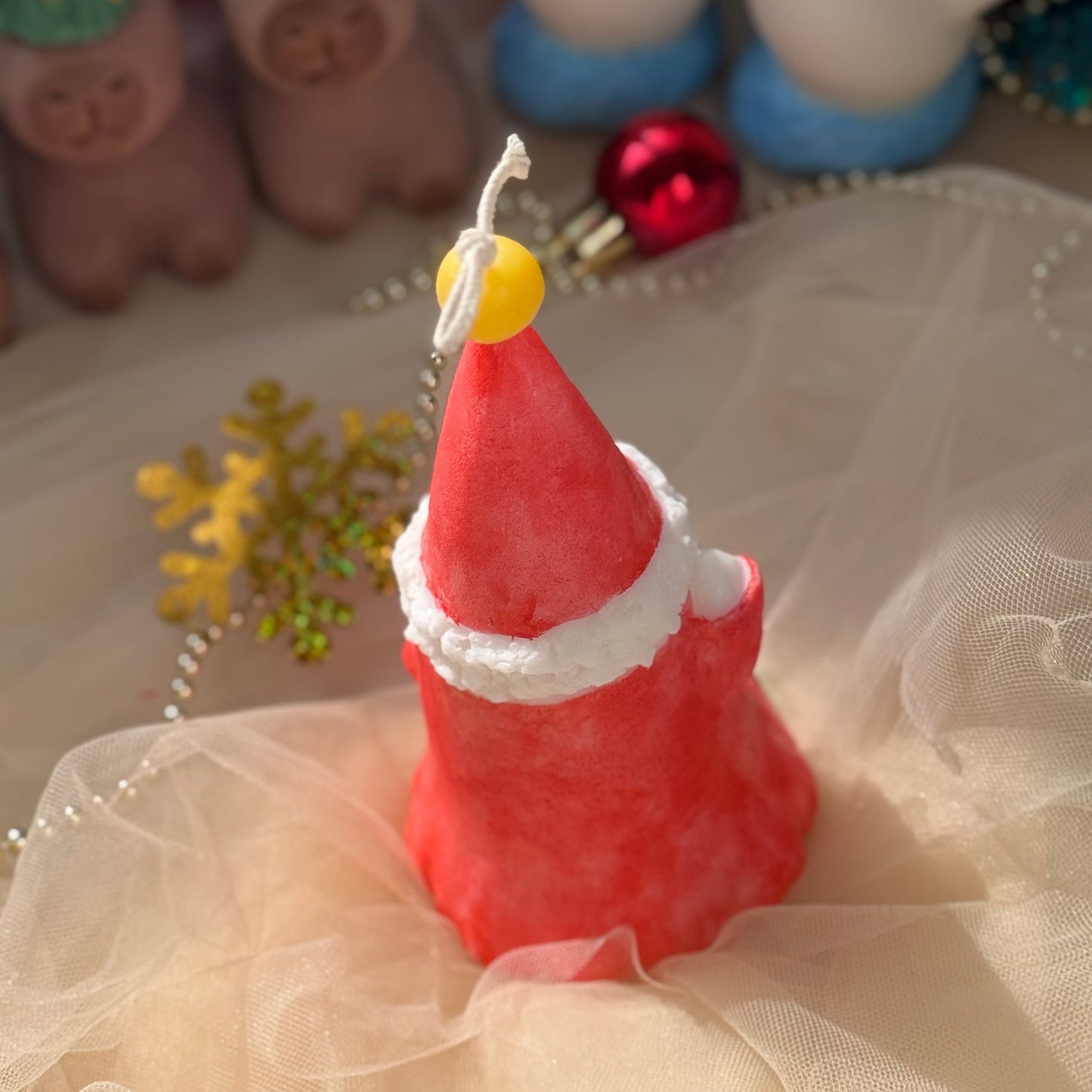 Handmade candles✨ Jolly Santa Candle