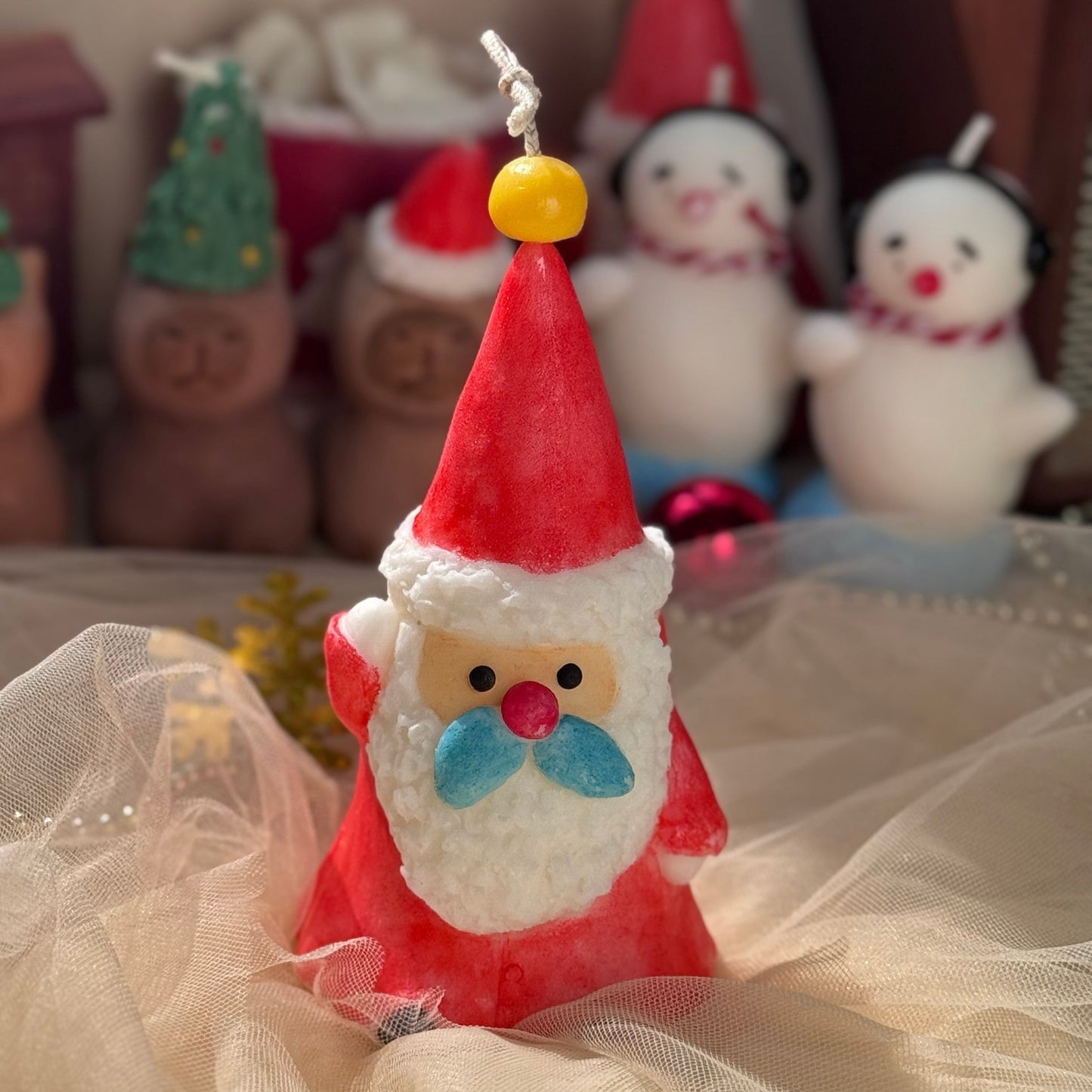 Handmade candles✨ Jolly Santa Candle
