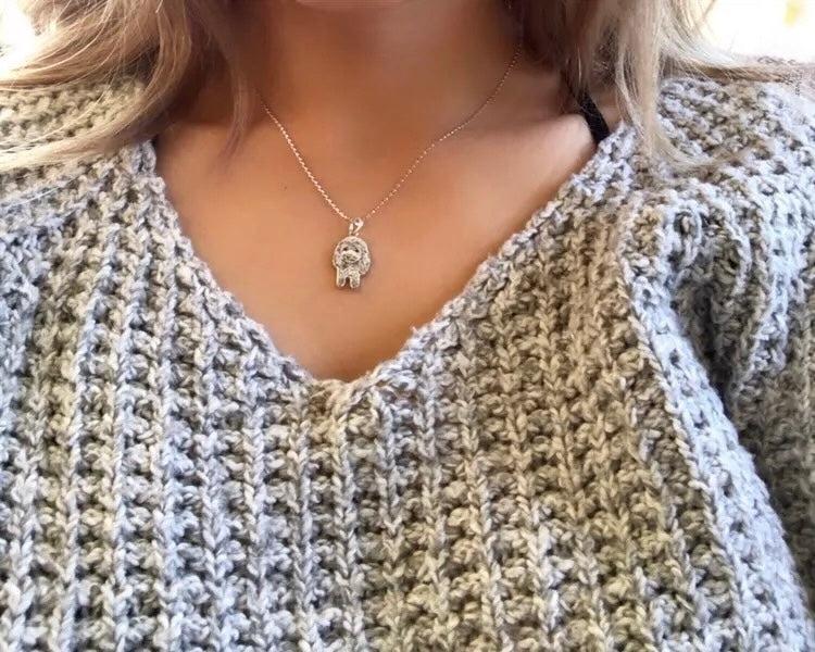 Custom Pet Portrait Necklace