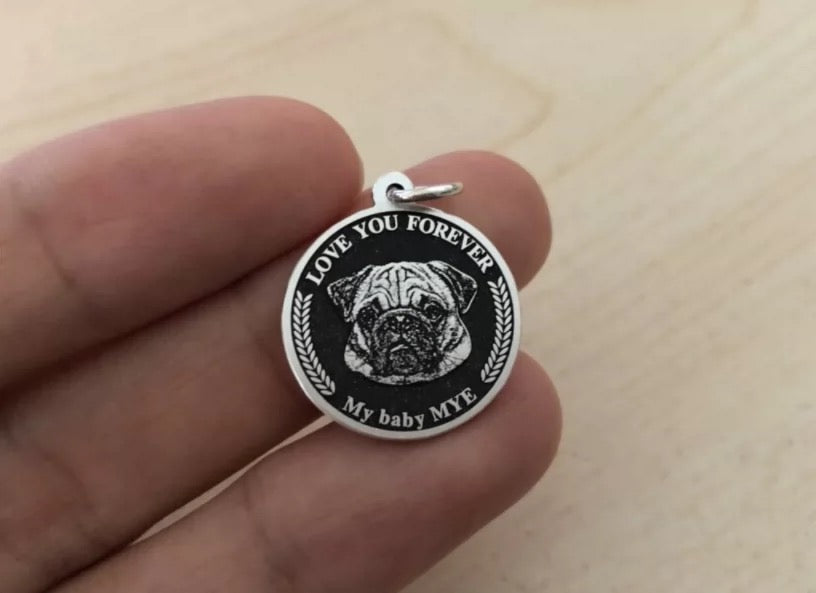 Custom Pet Portrait Necklace