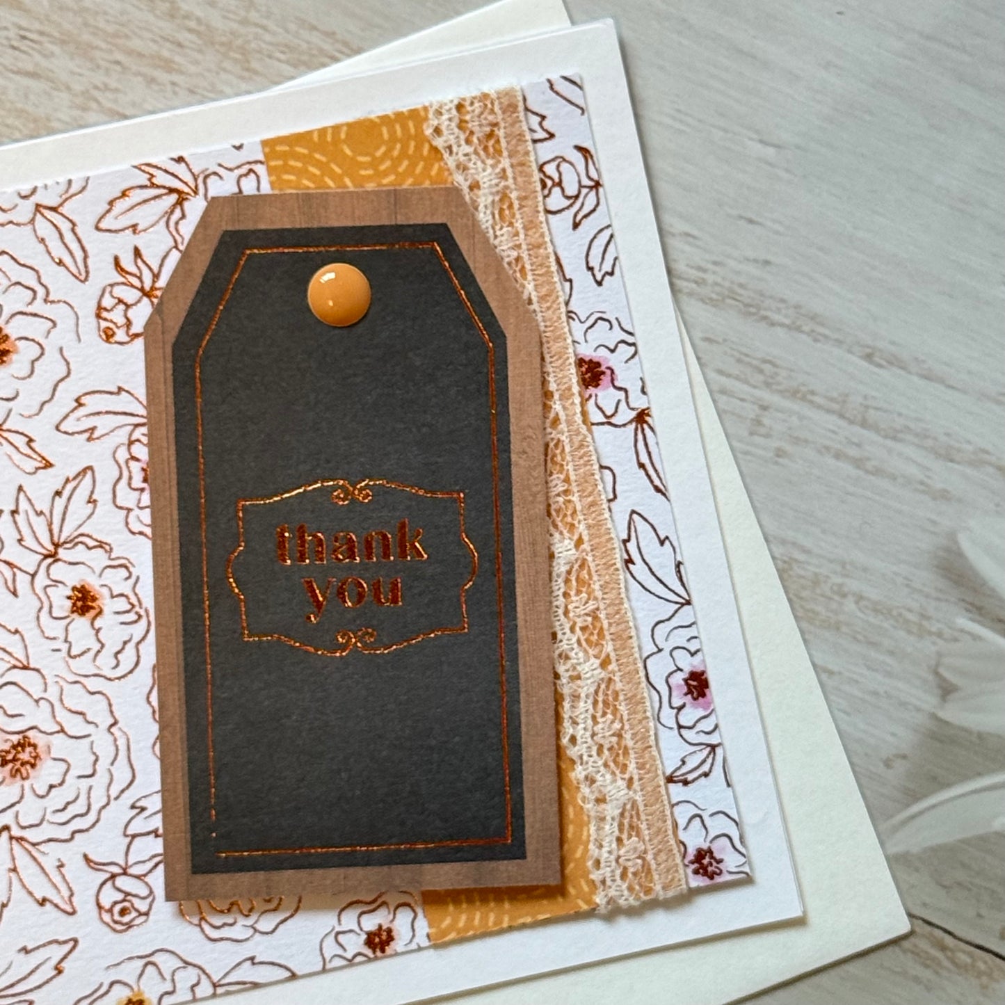 【手作心意卡】繽紛花園系列迷你感謝卡 - Thank you