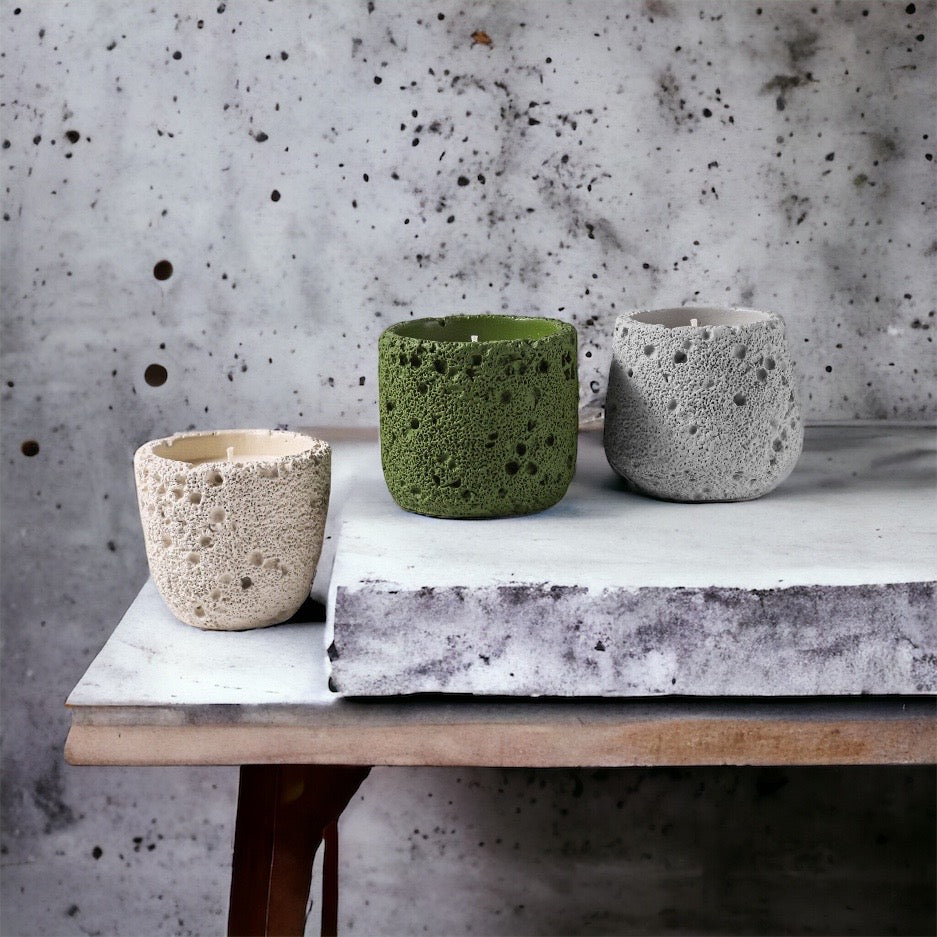 Cement Mug Scented Candle