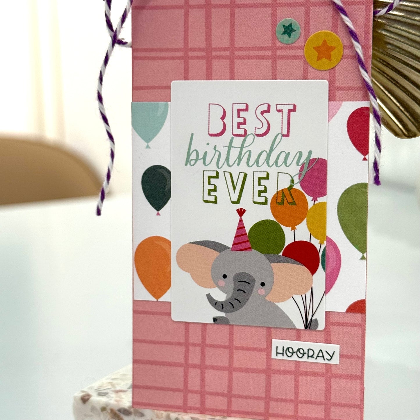 【手作心意卡】生日許願系列禮物掛牌 - Best birthday ever