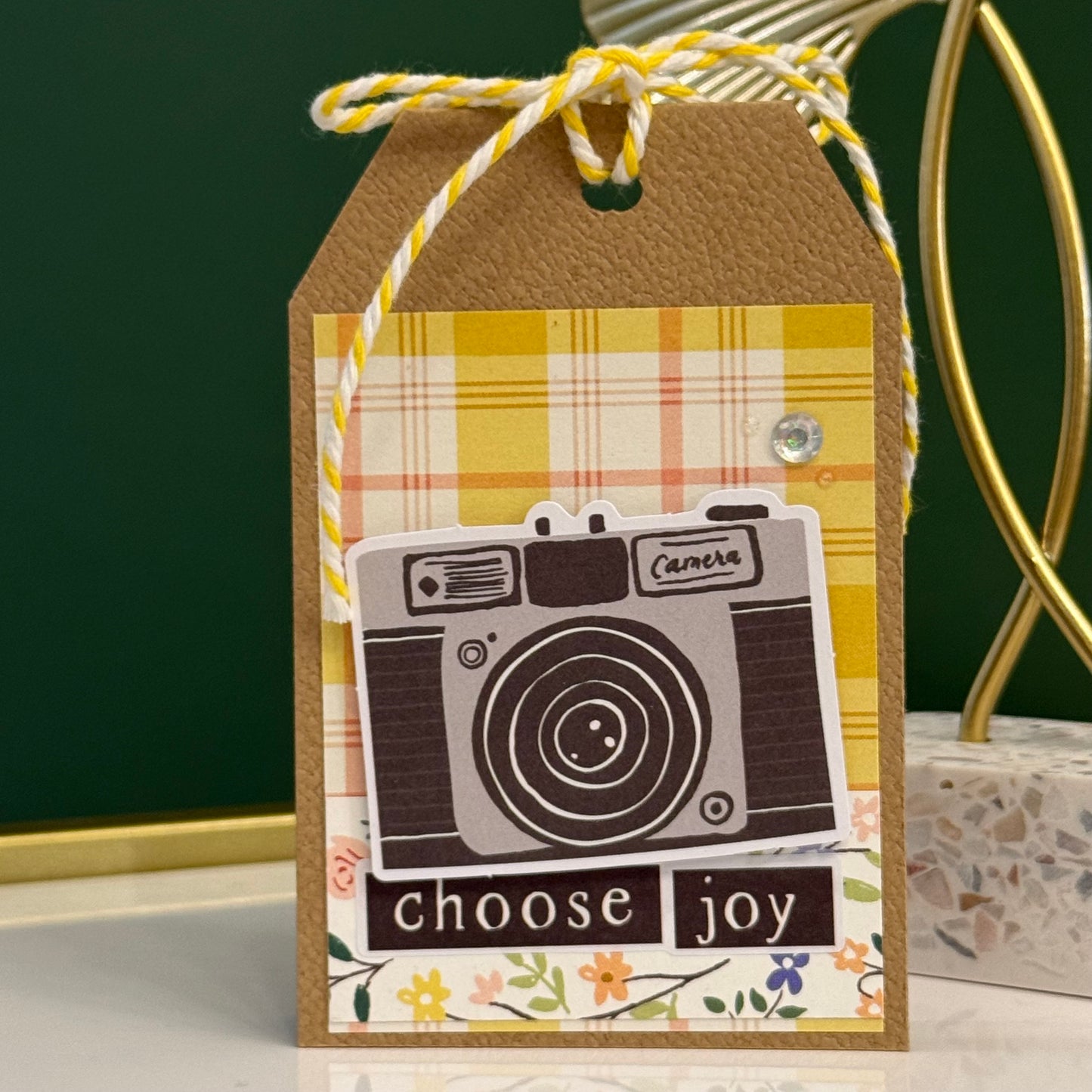 【手作心意卡】禮物掛牌系列 - Choose joy