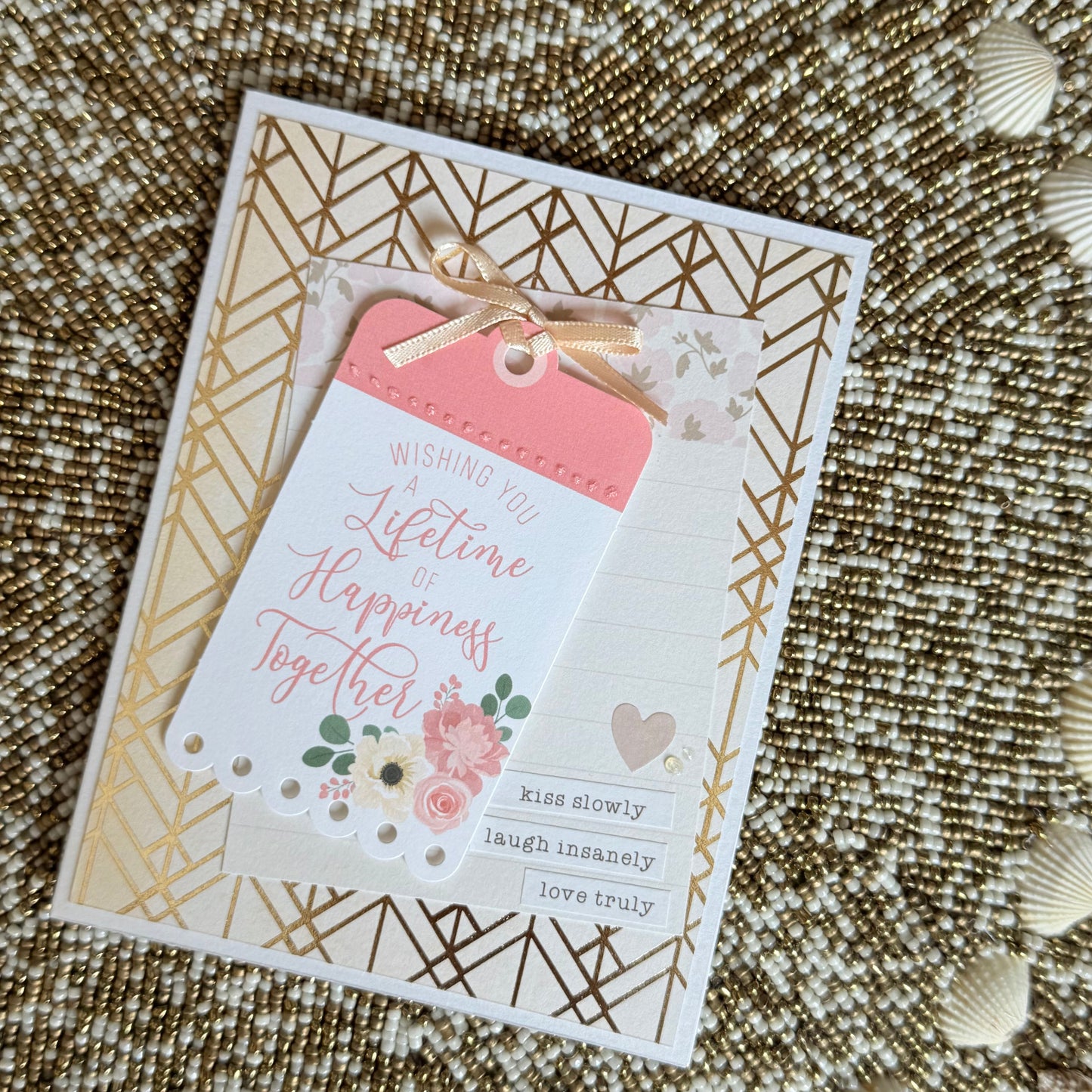 【手作心意卡】婚禮祝福心意卡 - Wishing you a lifetime of happiness together