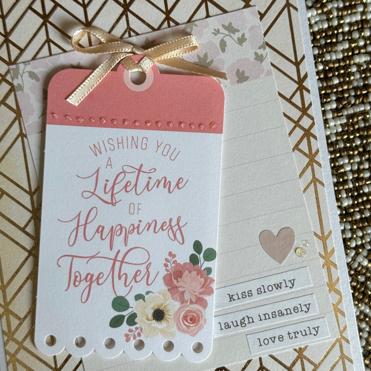 【手作心意卡】婚禮祝福心意卡 - Wishing you a lifetime of happiness together