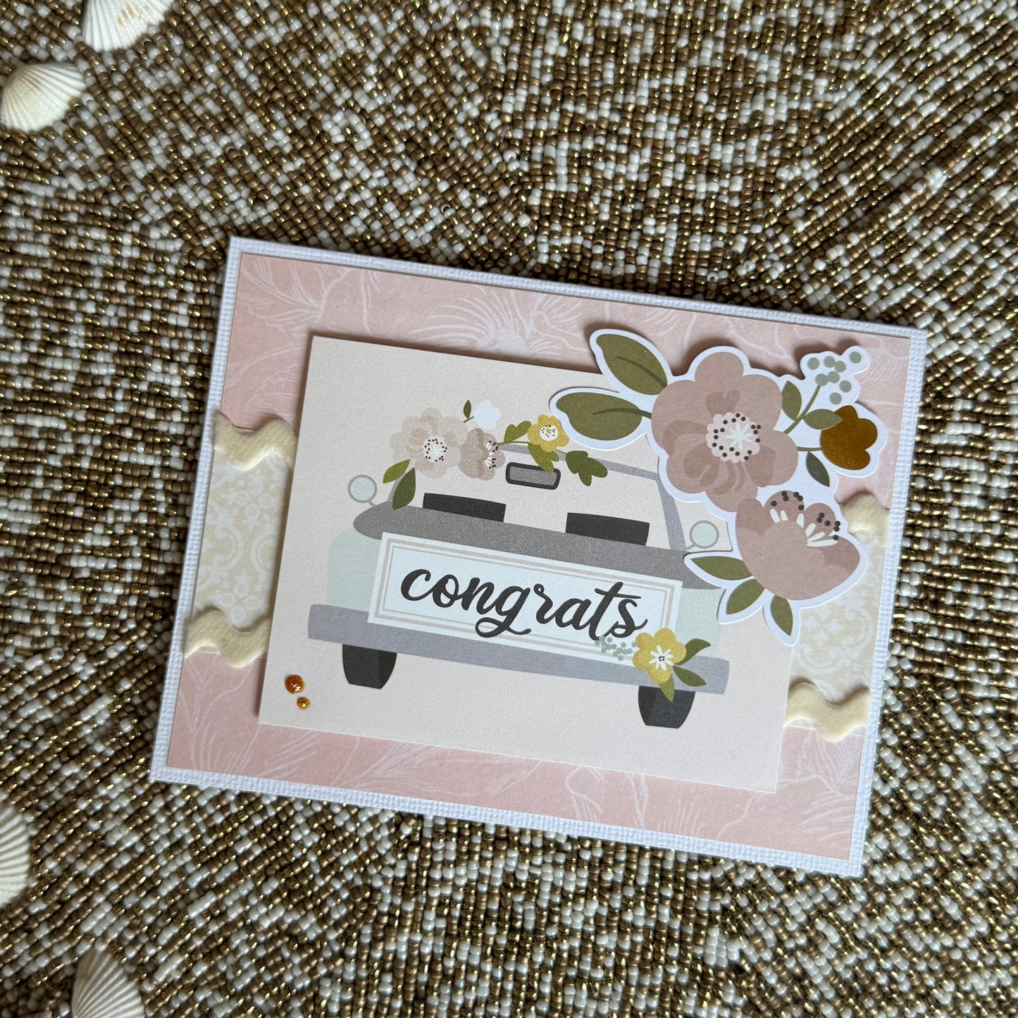 【手作心意卡】婚禮祝福心意卡 - Congrats