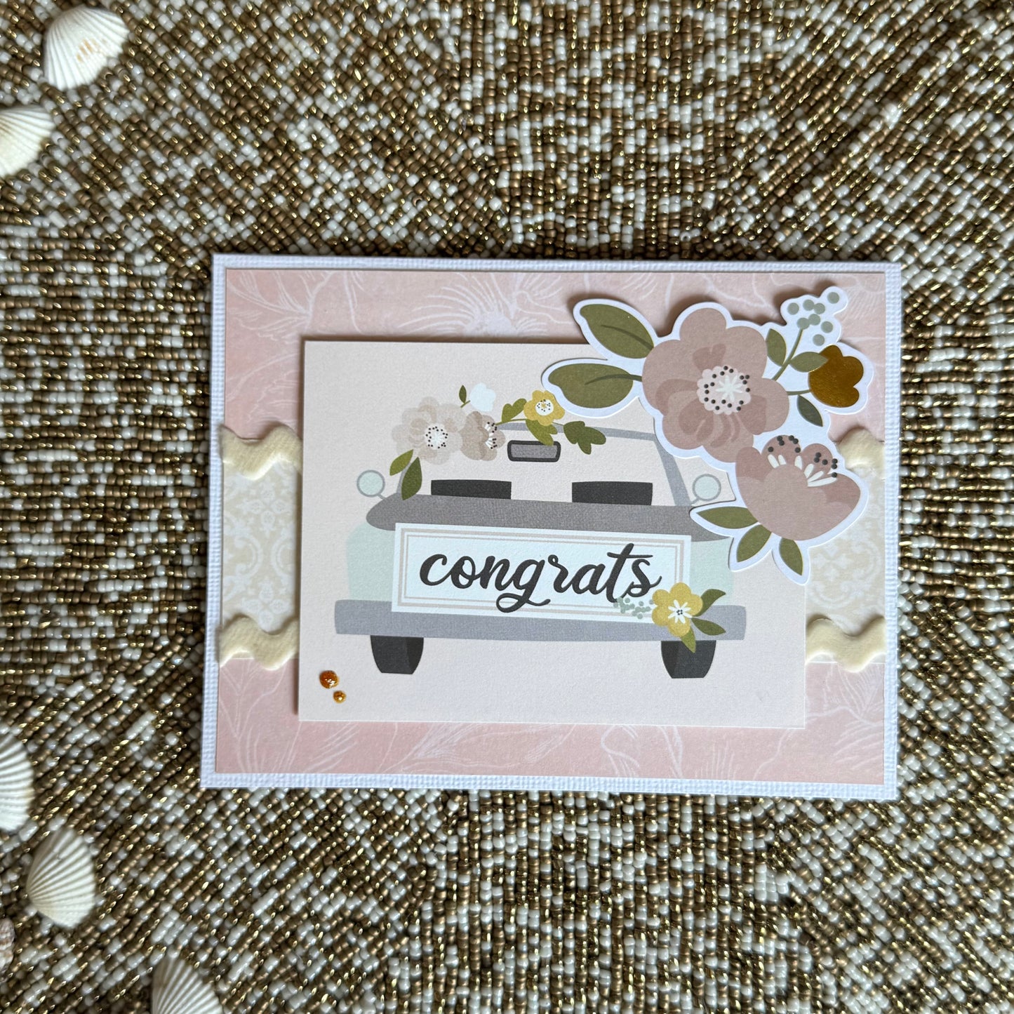 【手作心意卡】婚禮祝福心意卡 - Congrats