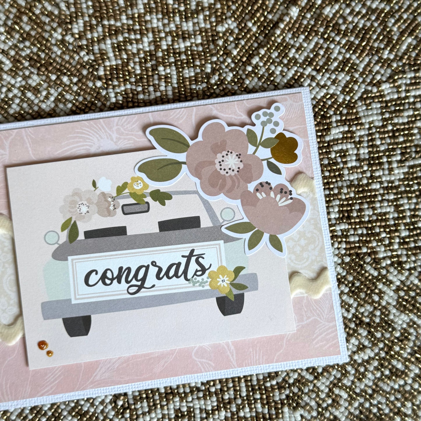【手作心意卡】婚禮祝福心意卡 - Congrats