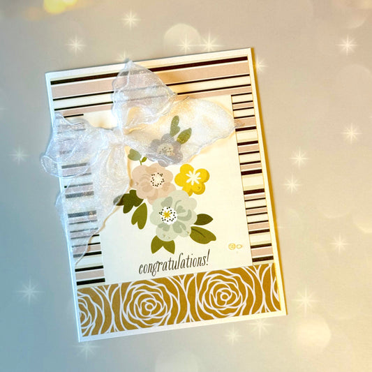【手作心意卡】婚禮祝福心意卡 - Congratulations