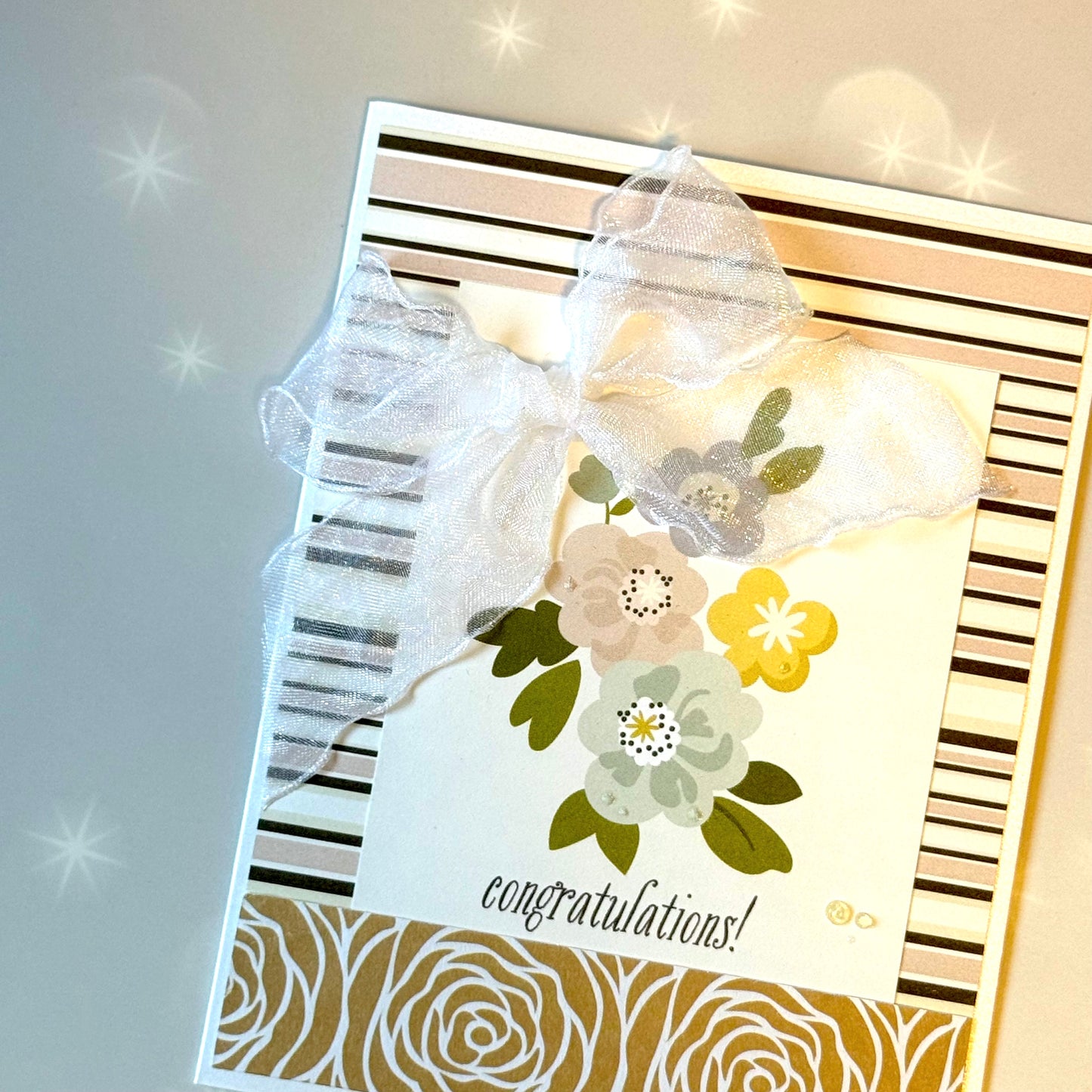 【手作心意卡】婚禮祝福心意卡 - Congratulations
