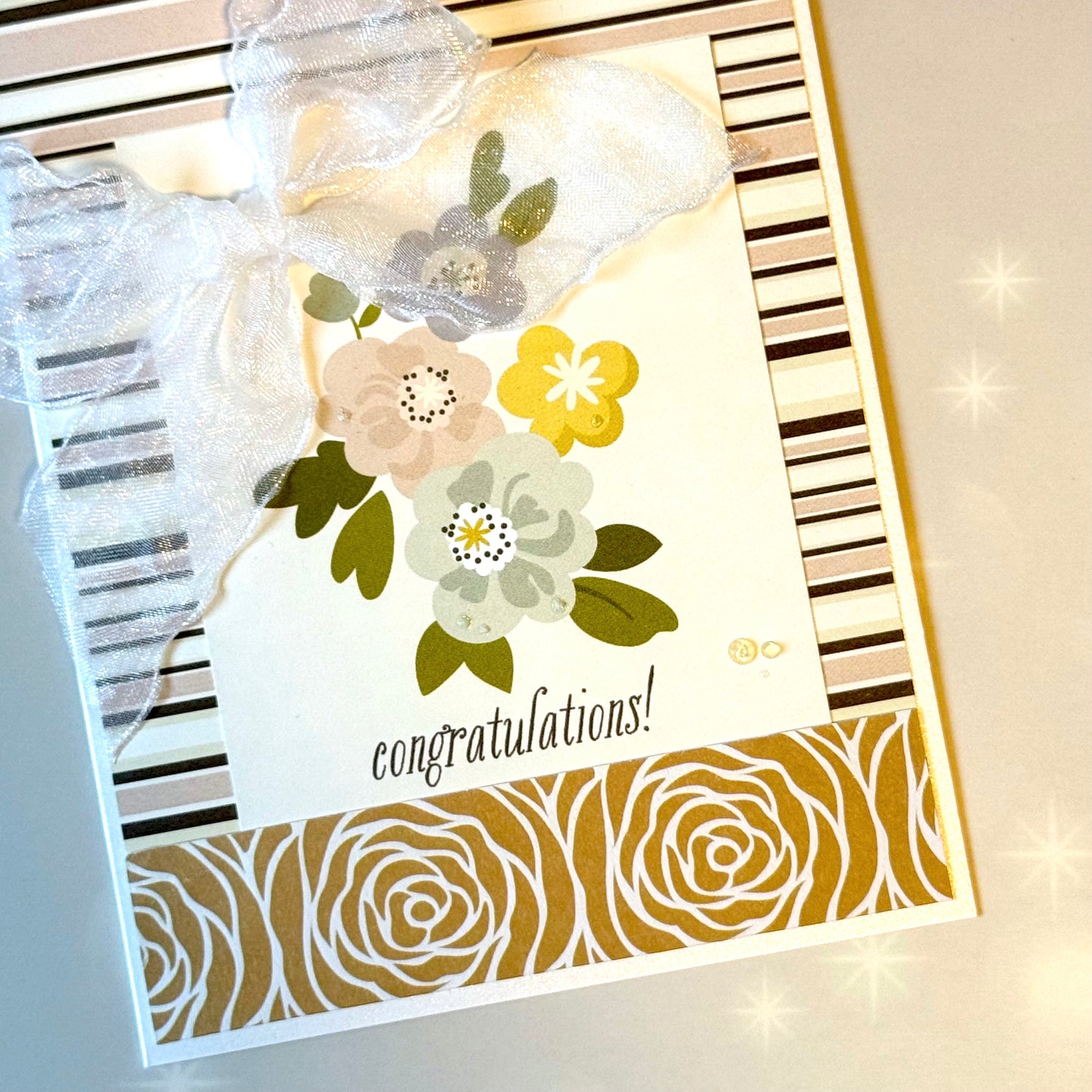 【手作心意卡】婚禮祝福心意卡 - Congratulations