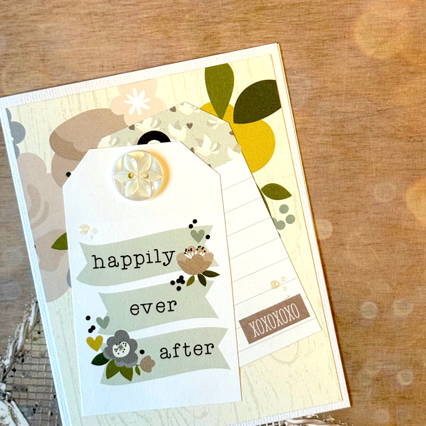 【手作心意卡】婚禮祝福心意卡 - Happily ever after