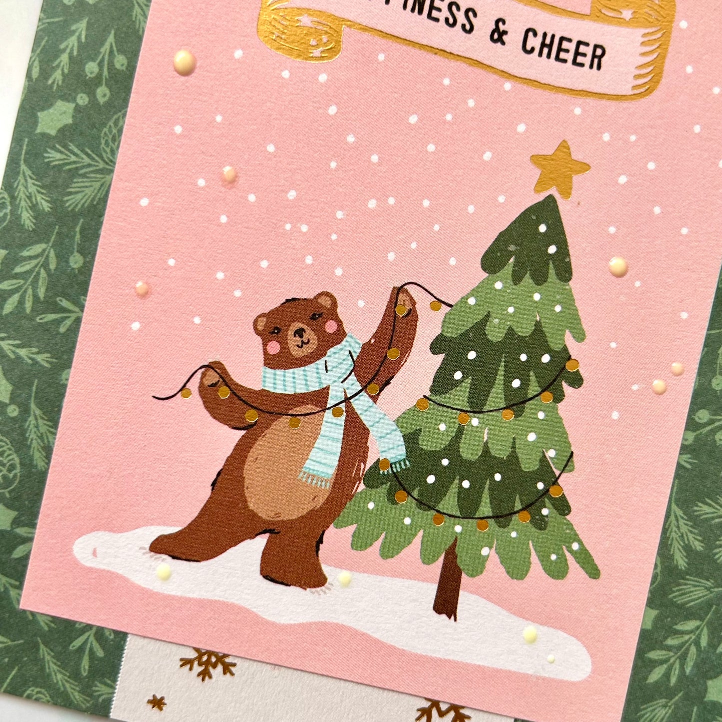 【手作心意卡】Holly Days系列聖誕卡 - Happiness & Cheer