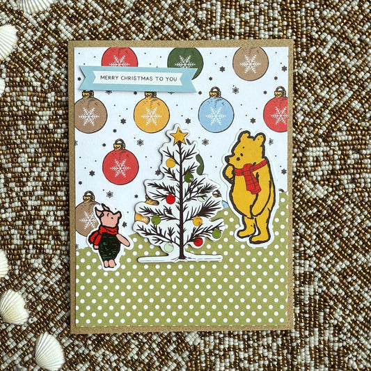 【手作心意卡】小熊維尼系列聖誕卡 - Merry Christmas To You