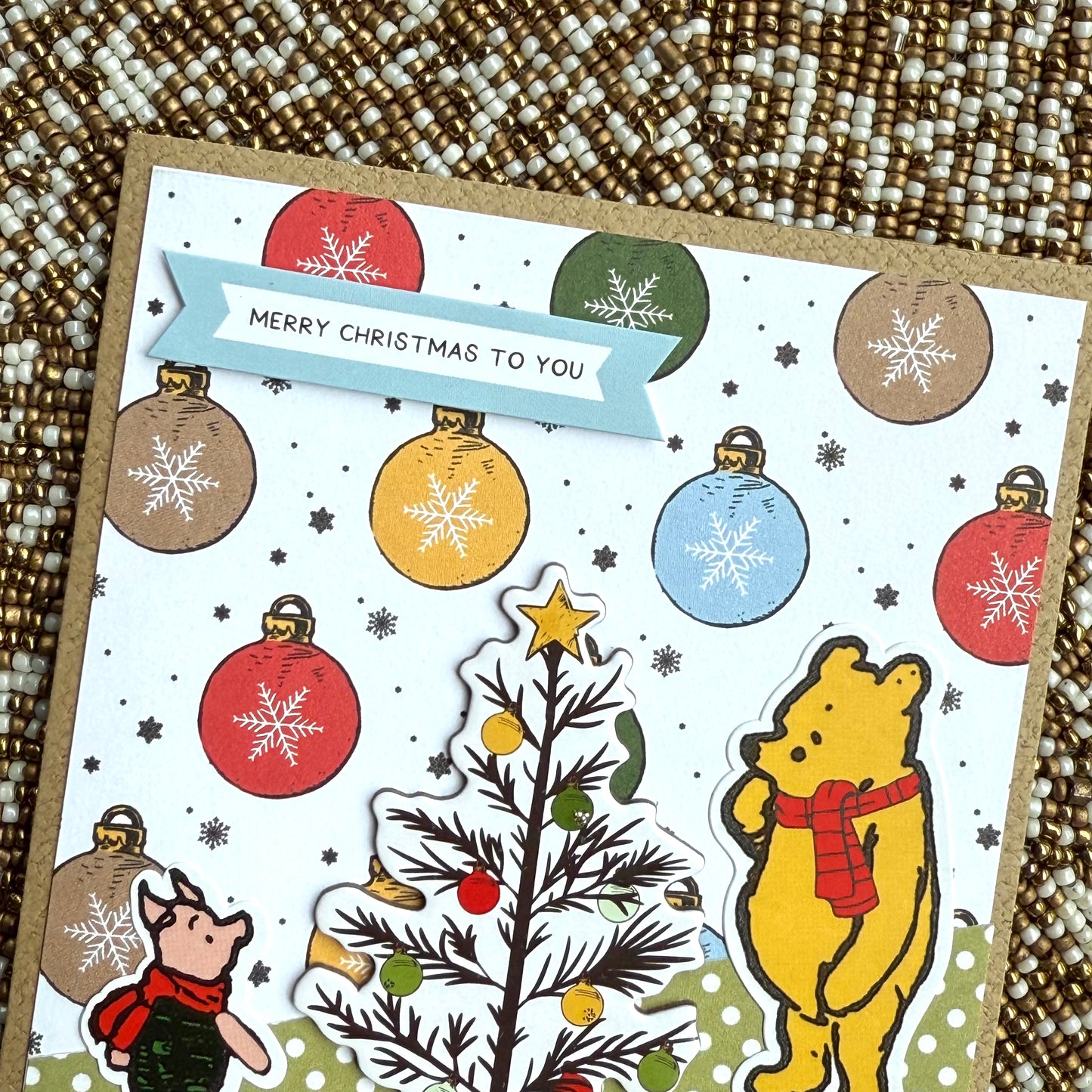 【手作心意卡】小熊維尼系列聖誕卡 - Merry Christmas To You