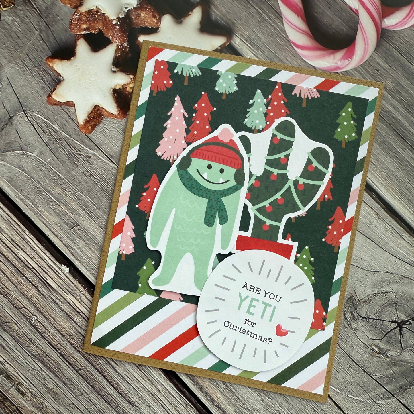 【手作心意卡】小小快樂聖誕系列聖誕卡 - Are you Yeti for Christmas