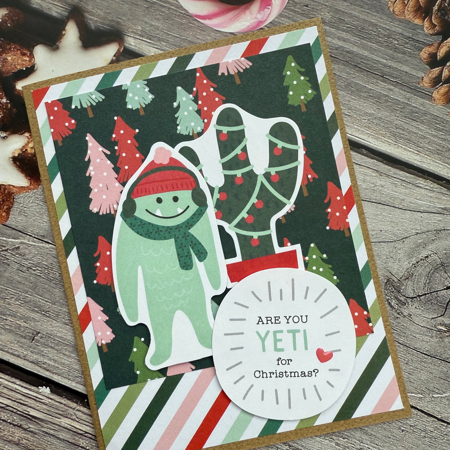 【手作心意卡】小小快樂聖誕系列聖誕卡 - Are you Yeti for Christmas